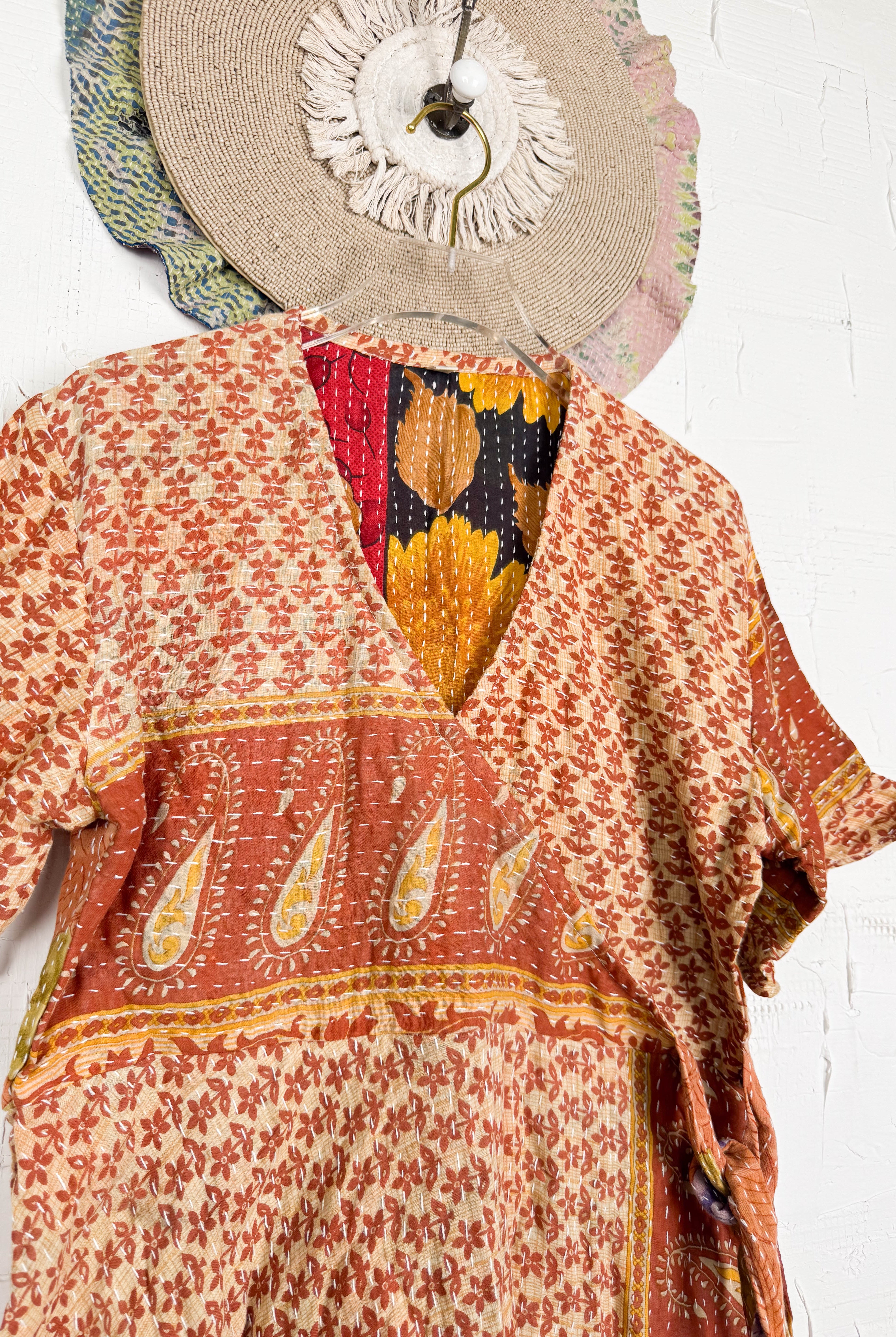 Summer Kantha dress - Love Protect Sustain