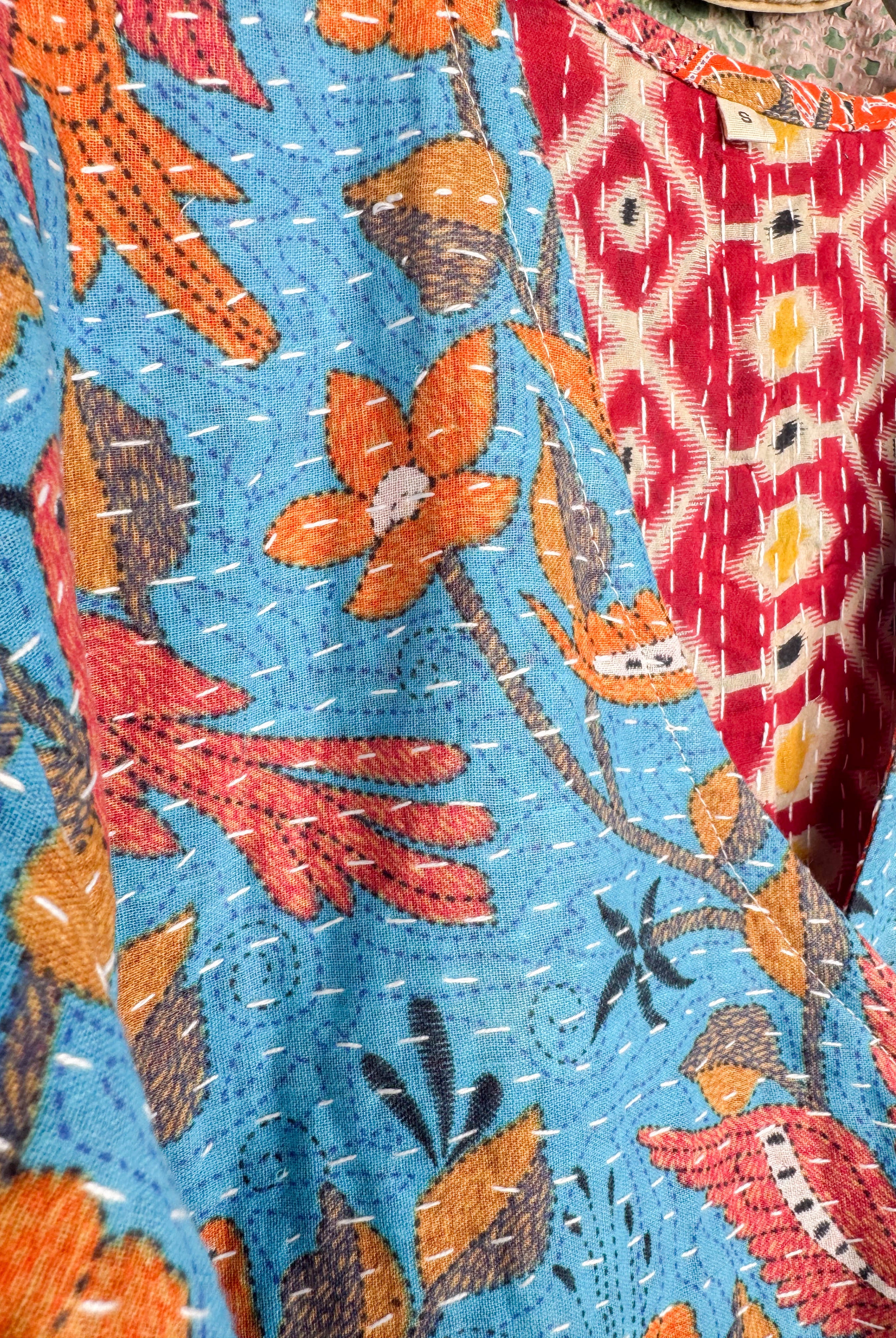 Summer Kantha dress - Love Protect Sustain