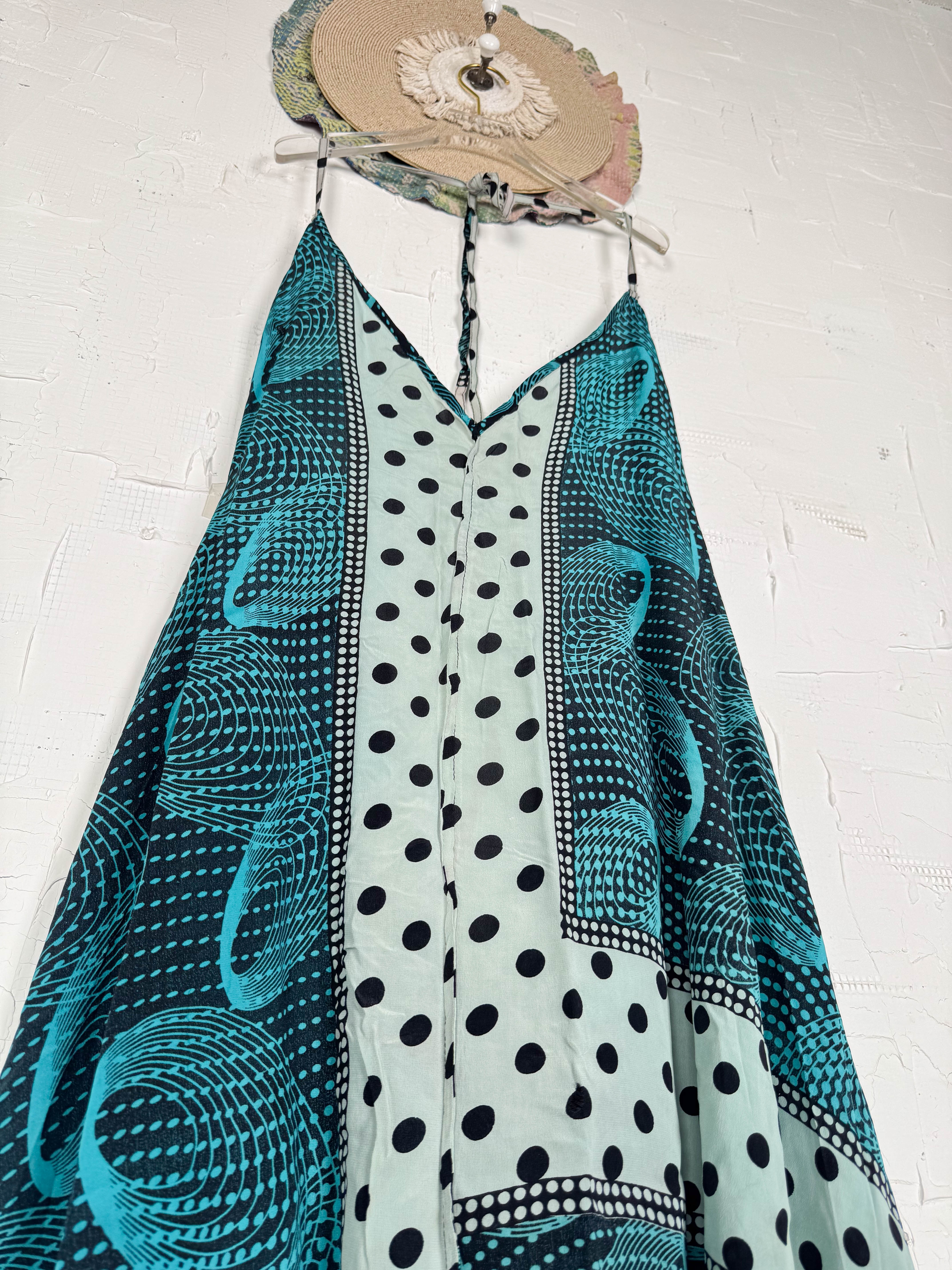 Summer blue dress - Love Protect Sustain