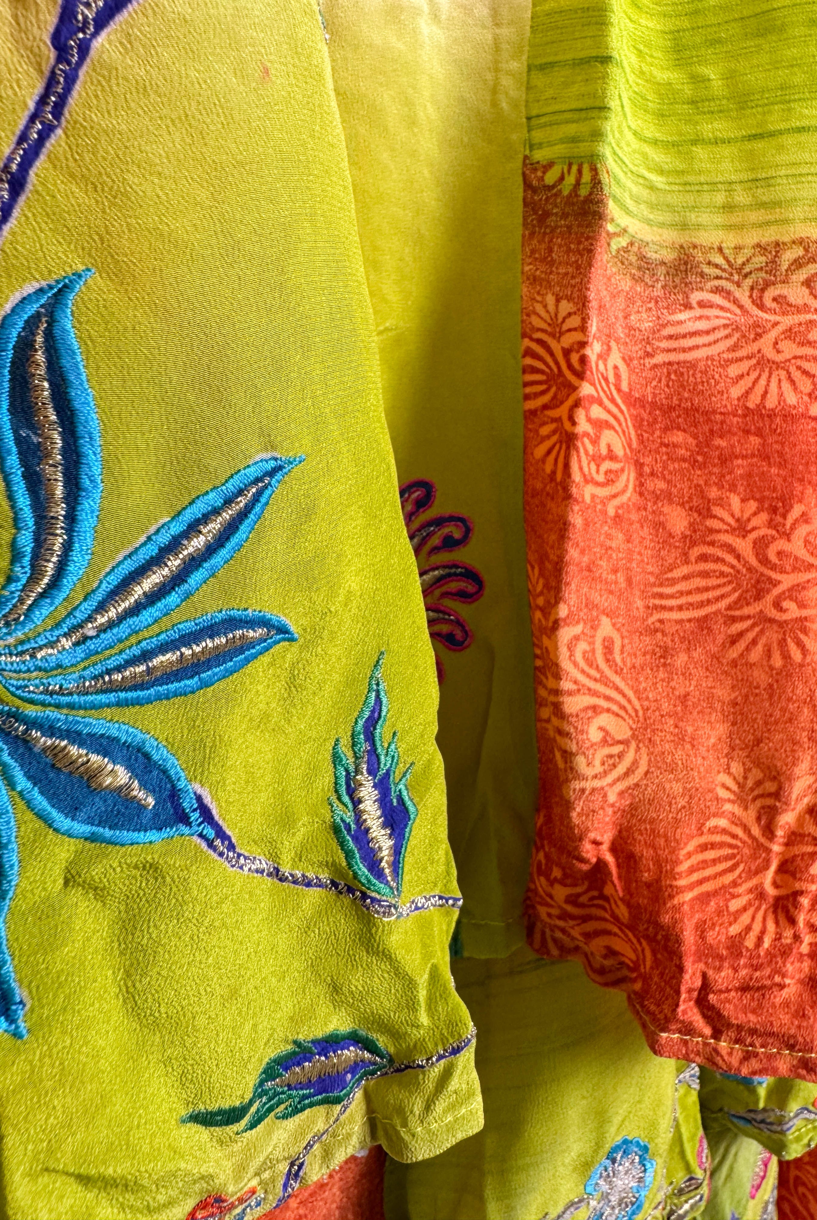 Summer silk dress - Love Protect Sustain