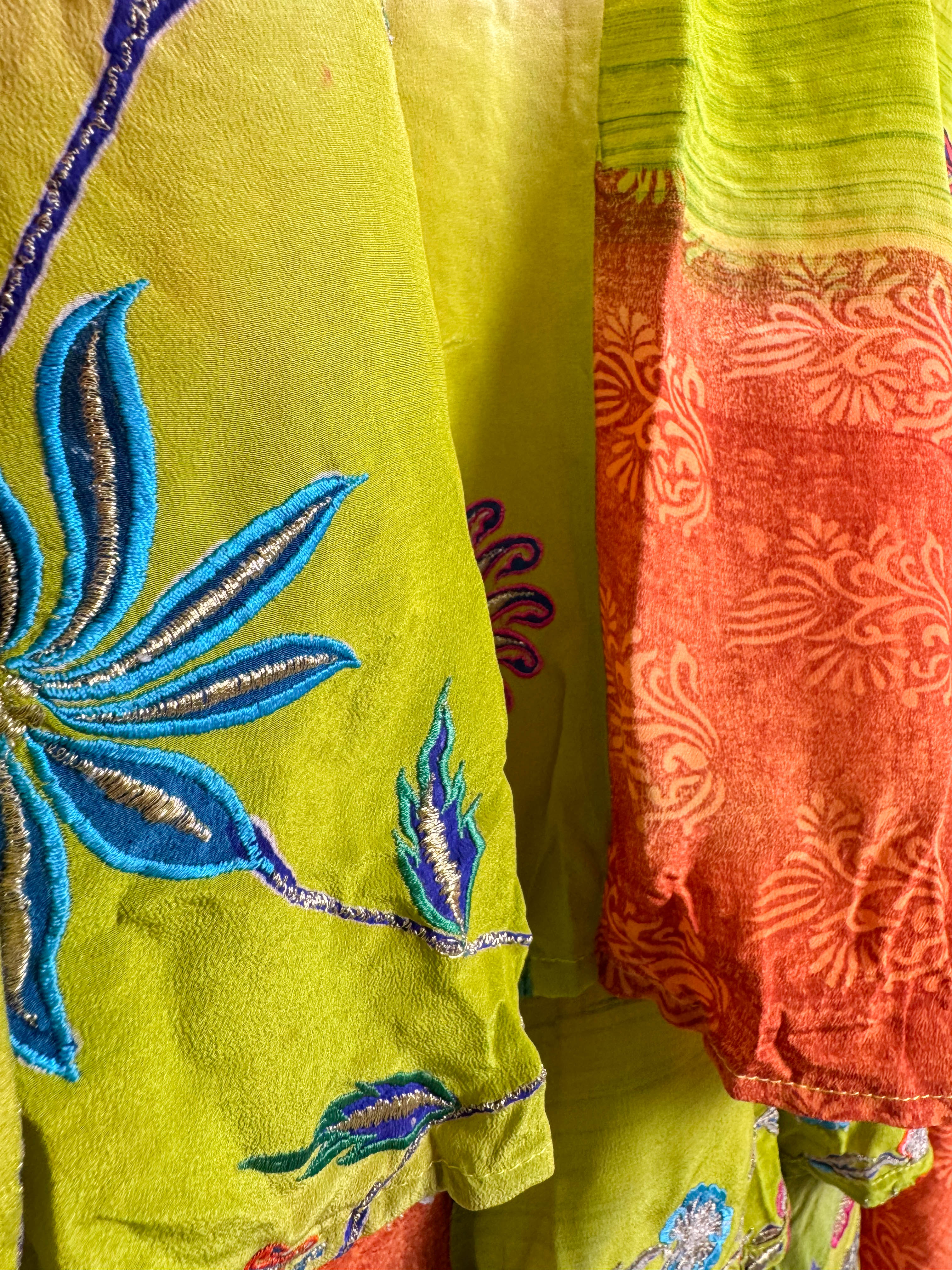 Summer silk dress - Love Protect Sustain