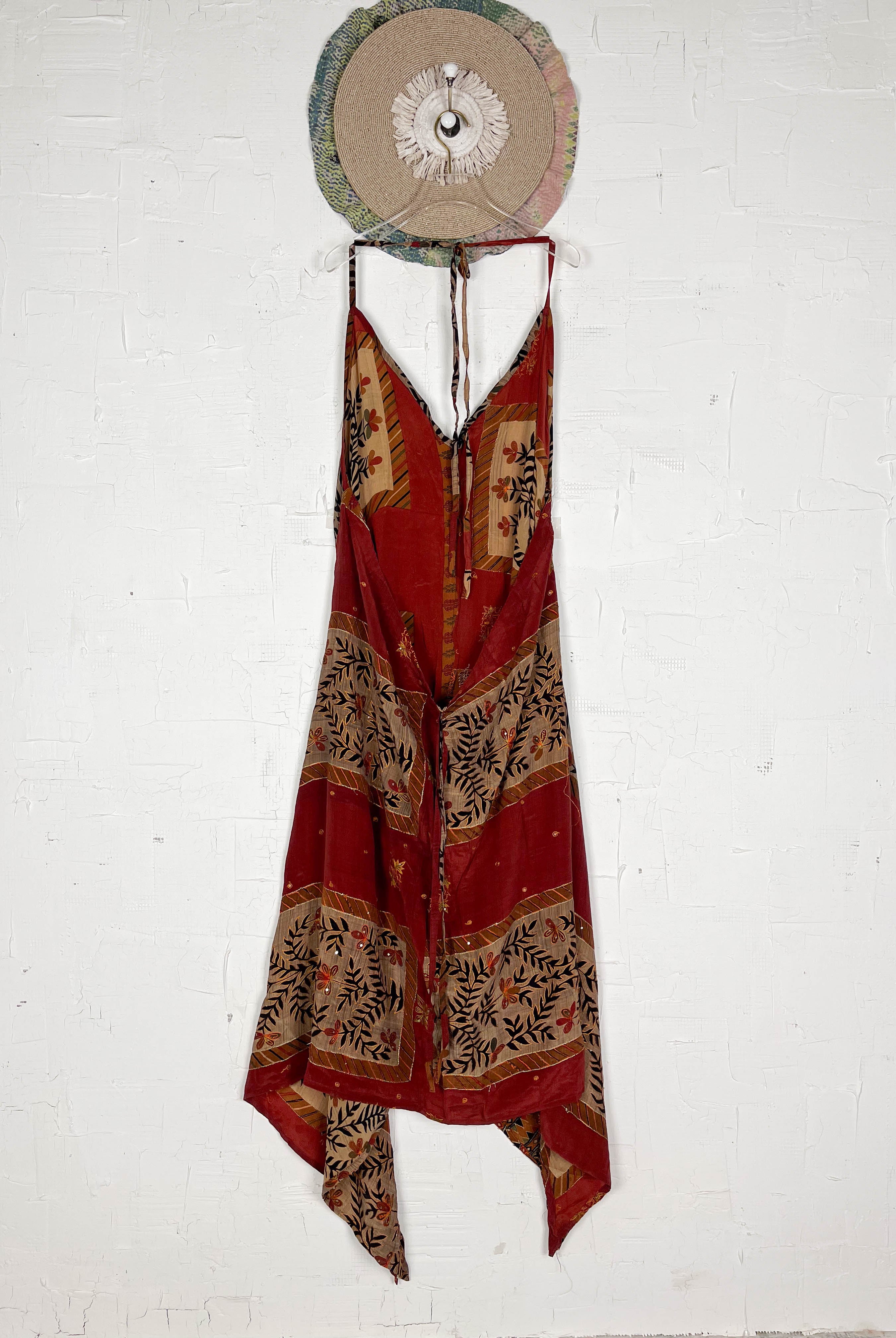 Summer silk dress - Love Protect Sustain