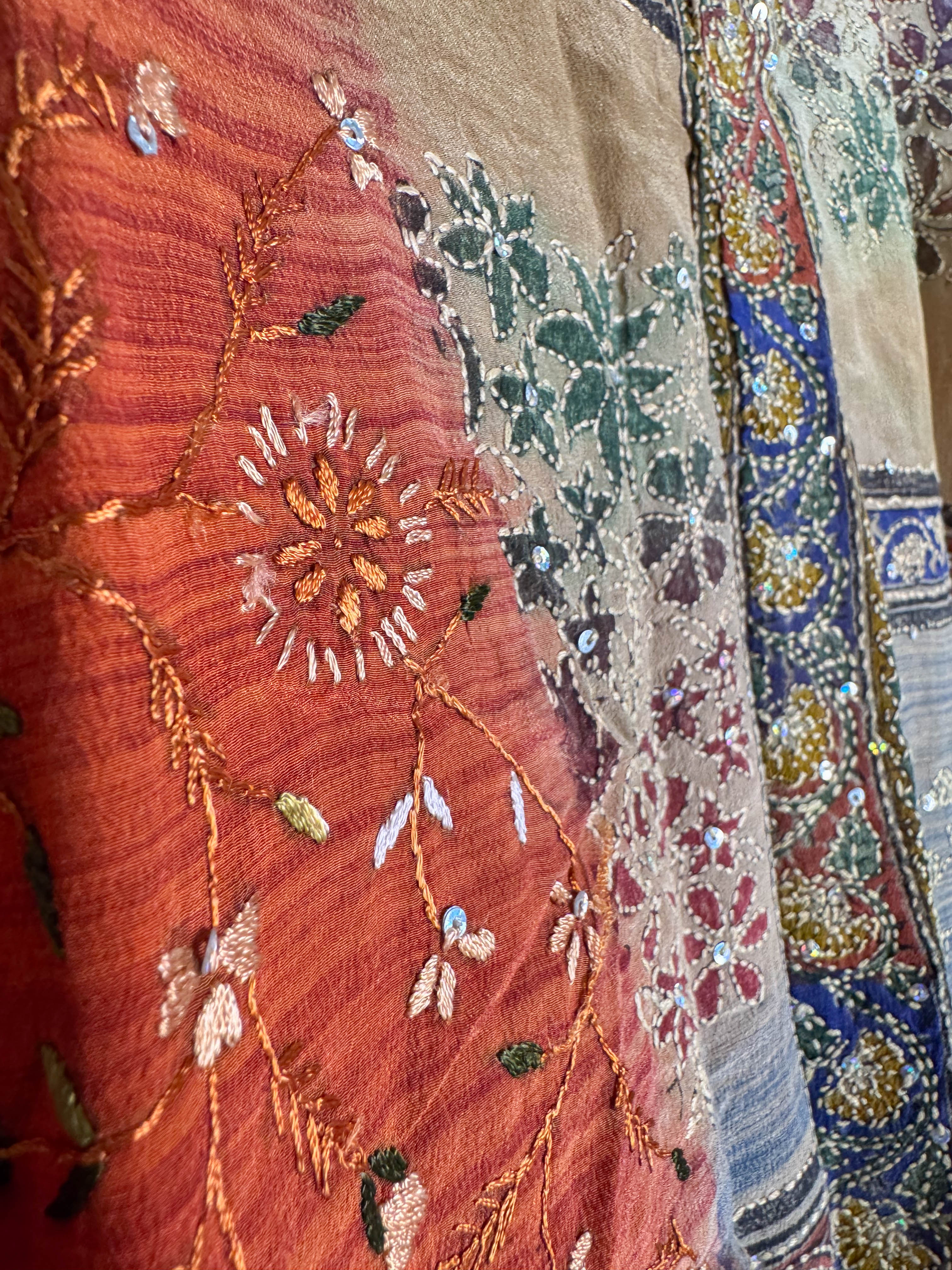 Summer silk dress - Love Protect Sustain