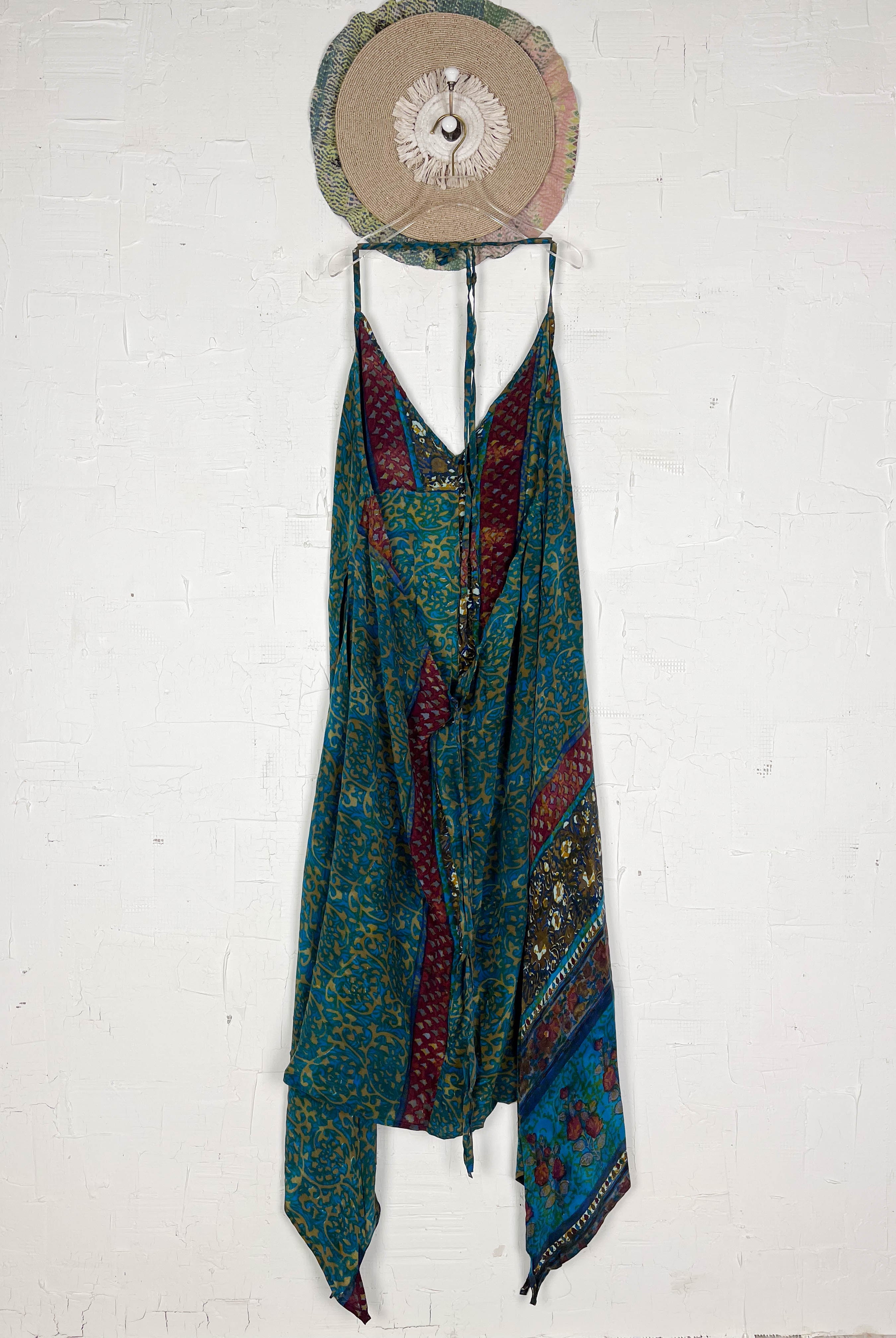 Summer silk dress - Love Protect Sustain