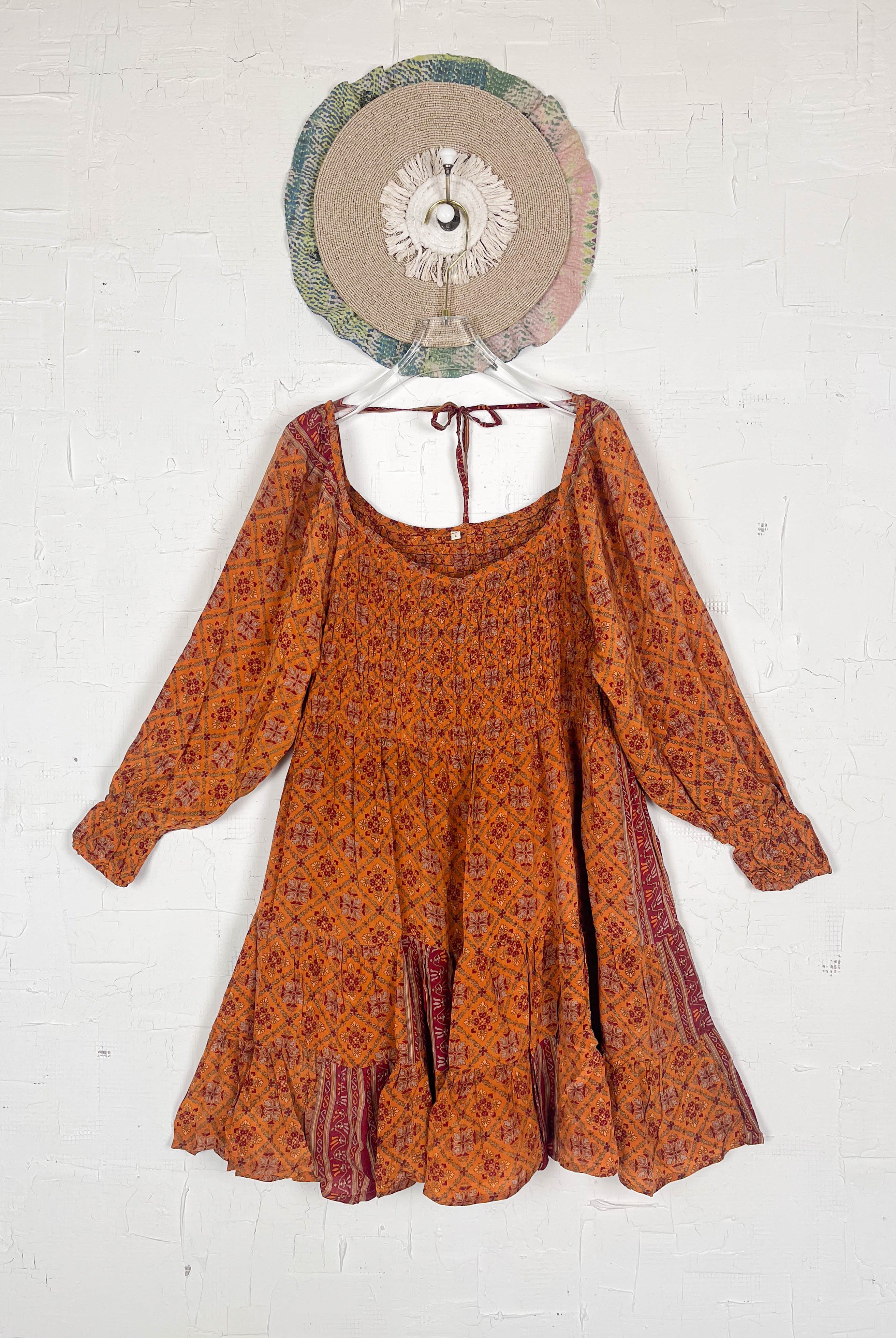 Summer silk dress - Love Protect Sustain