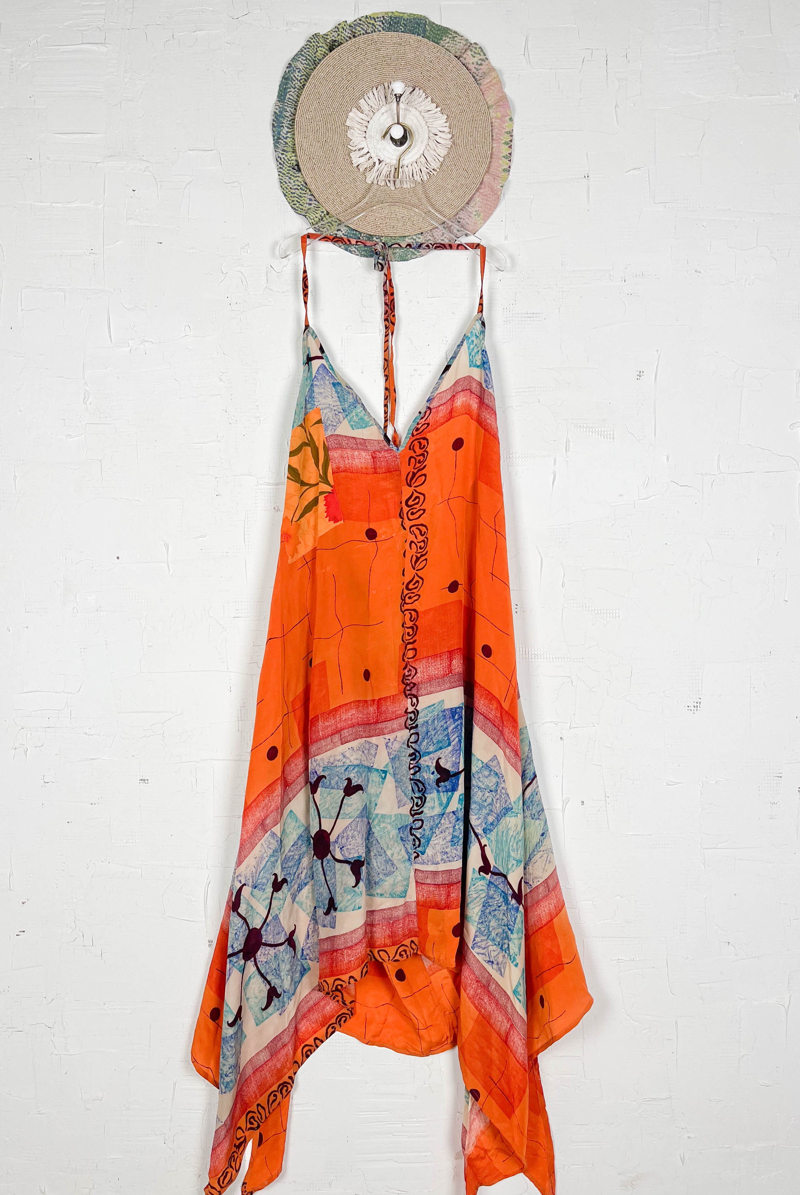 Summer silk dress - Love Protect Sustain