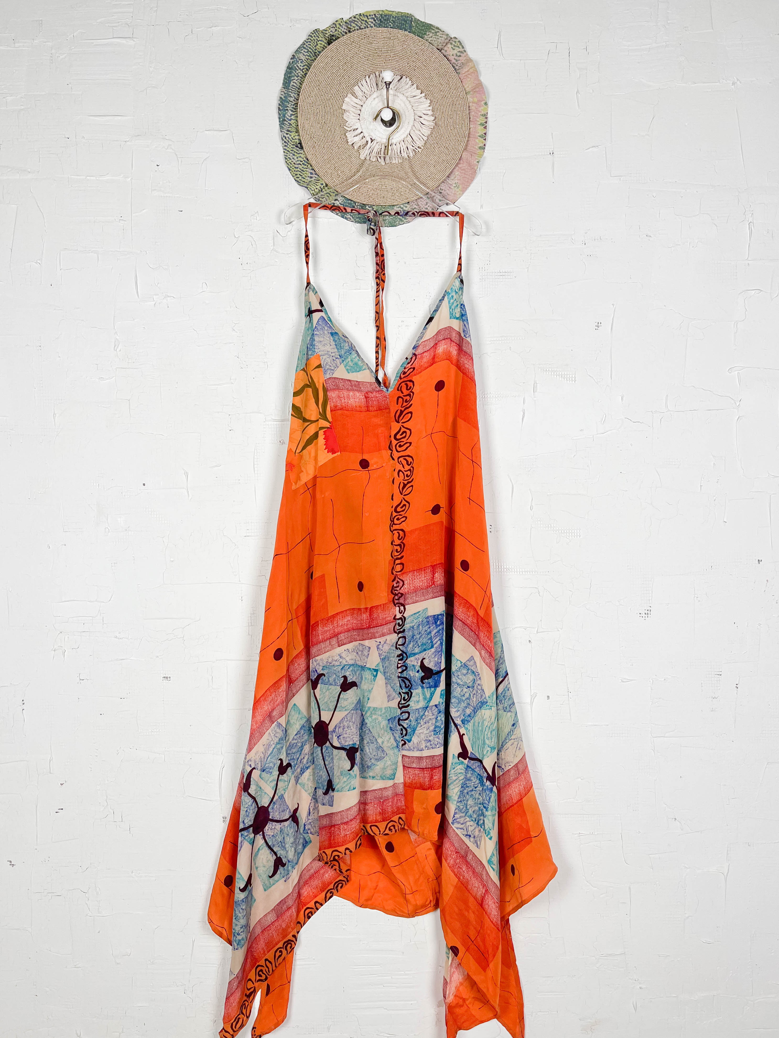 Summer silk dress - Love Protect Sustain