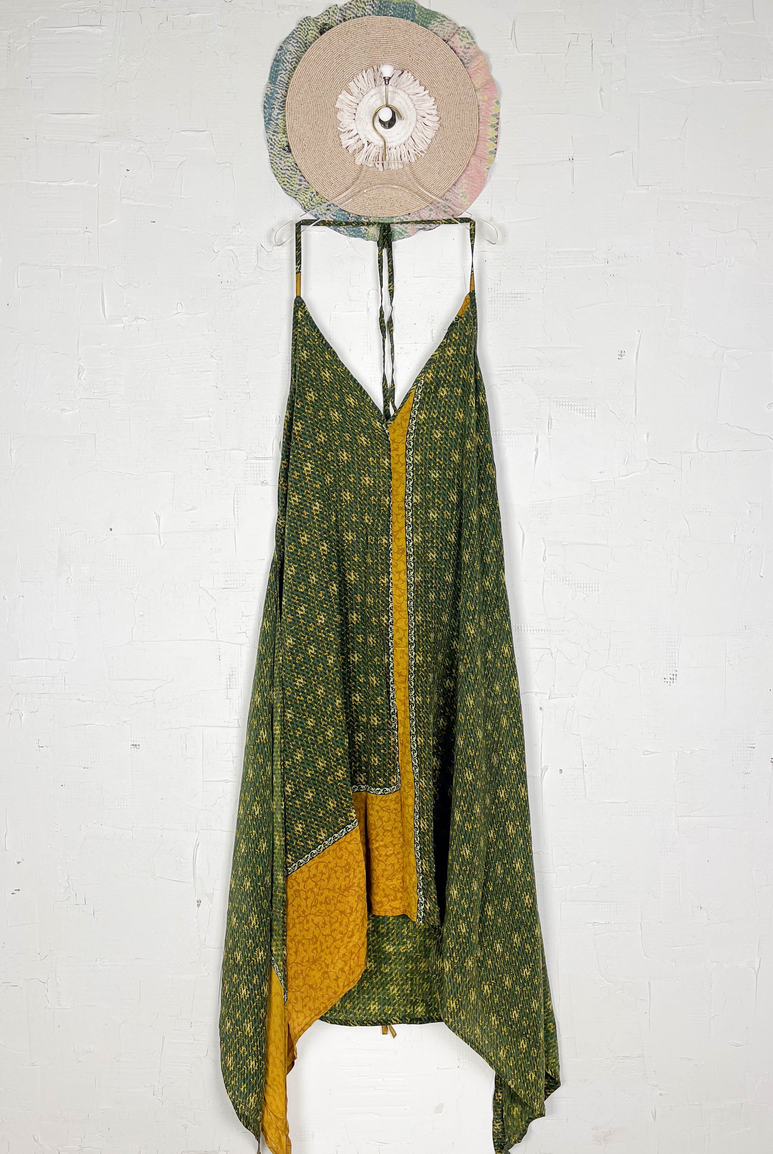 Summer silk dress - Love Protect Sustain