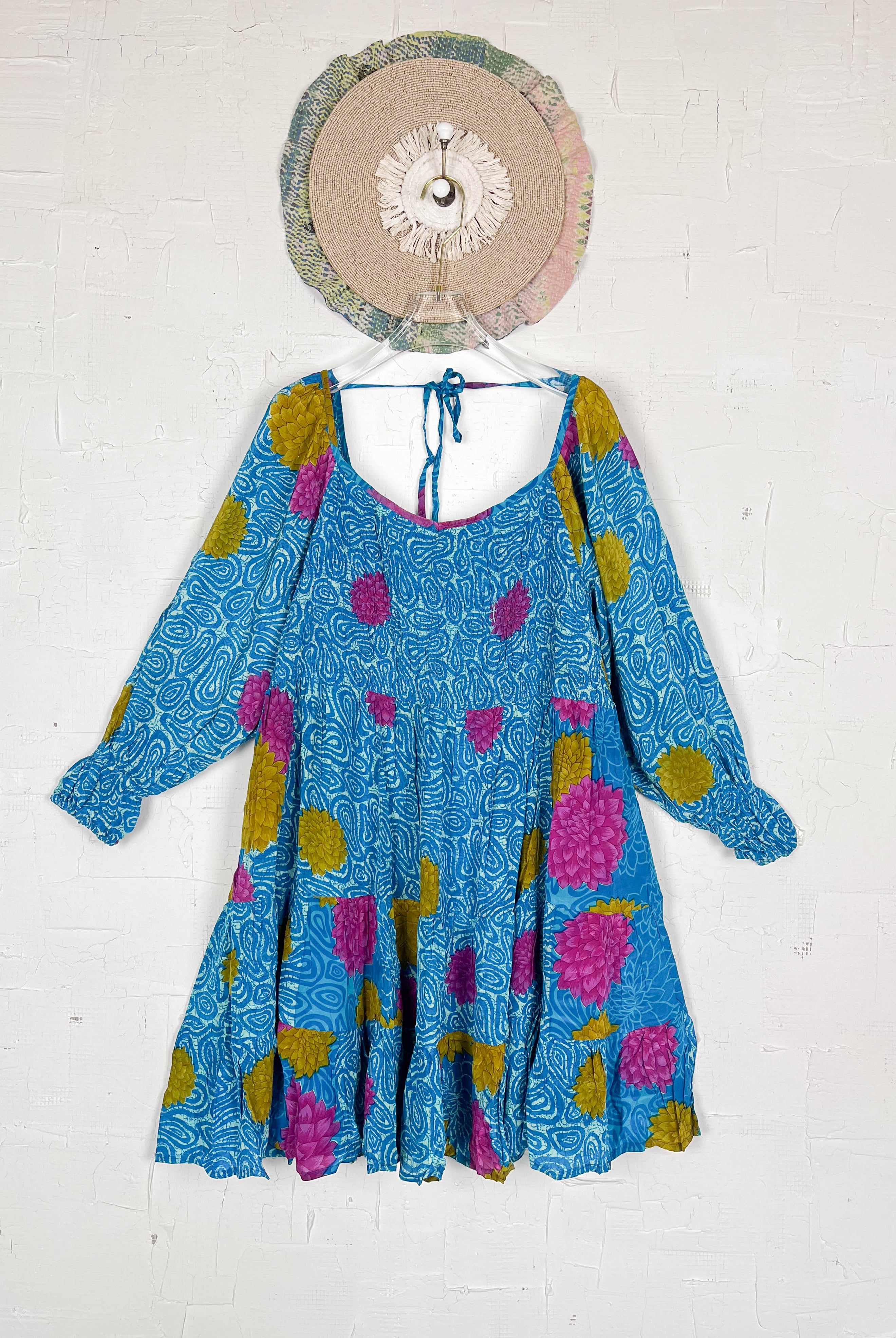 Summer silk dress - Love Protect Sustain