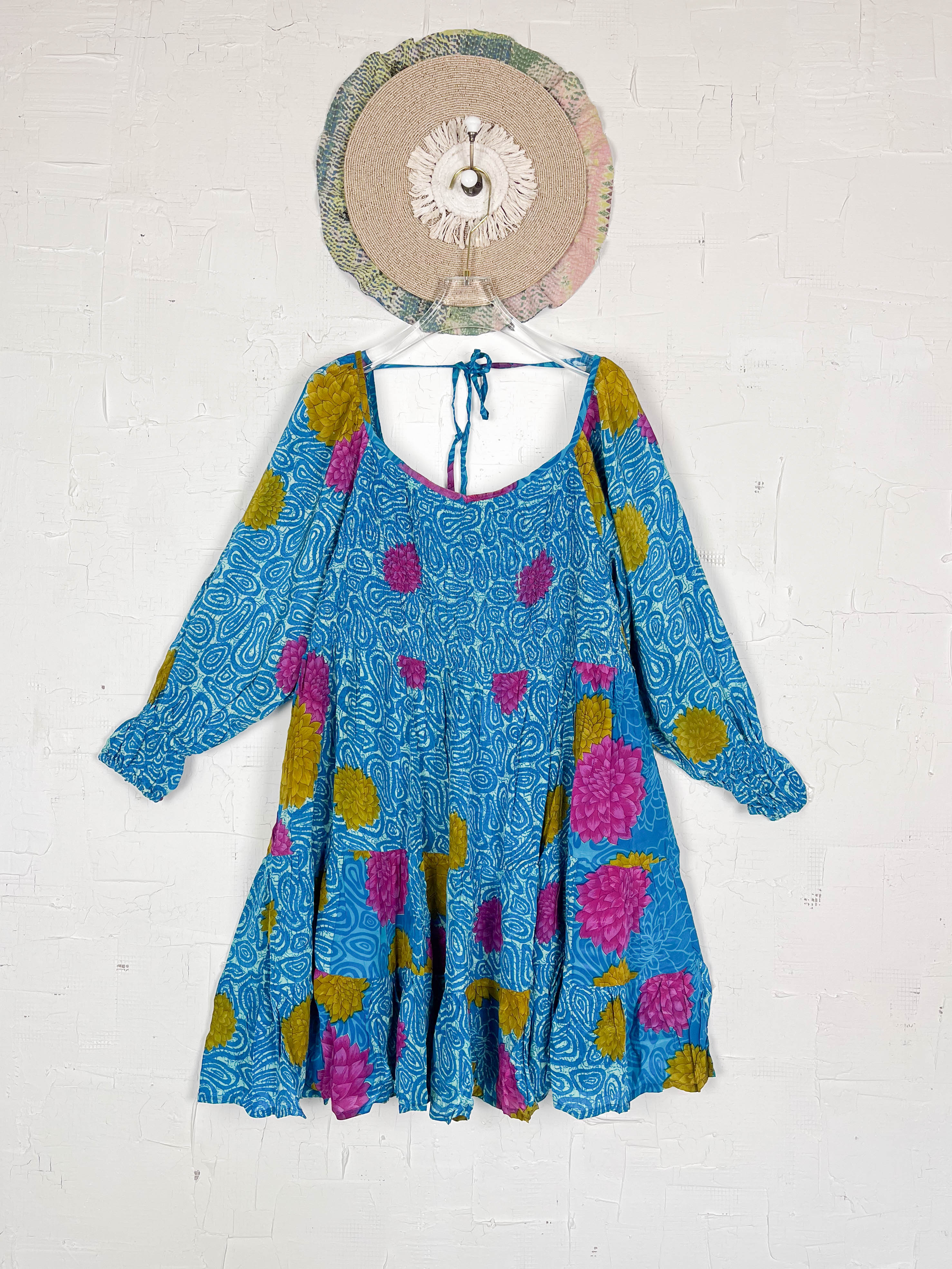 Summer silk dress - Love Protect Sustain