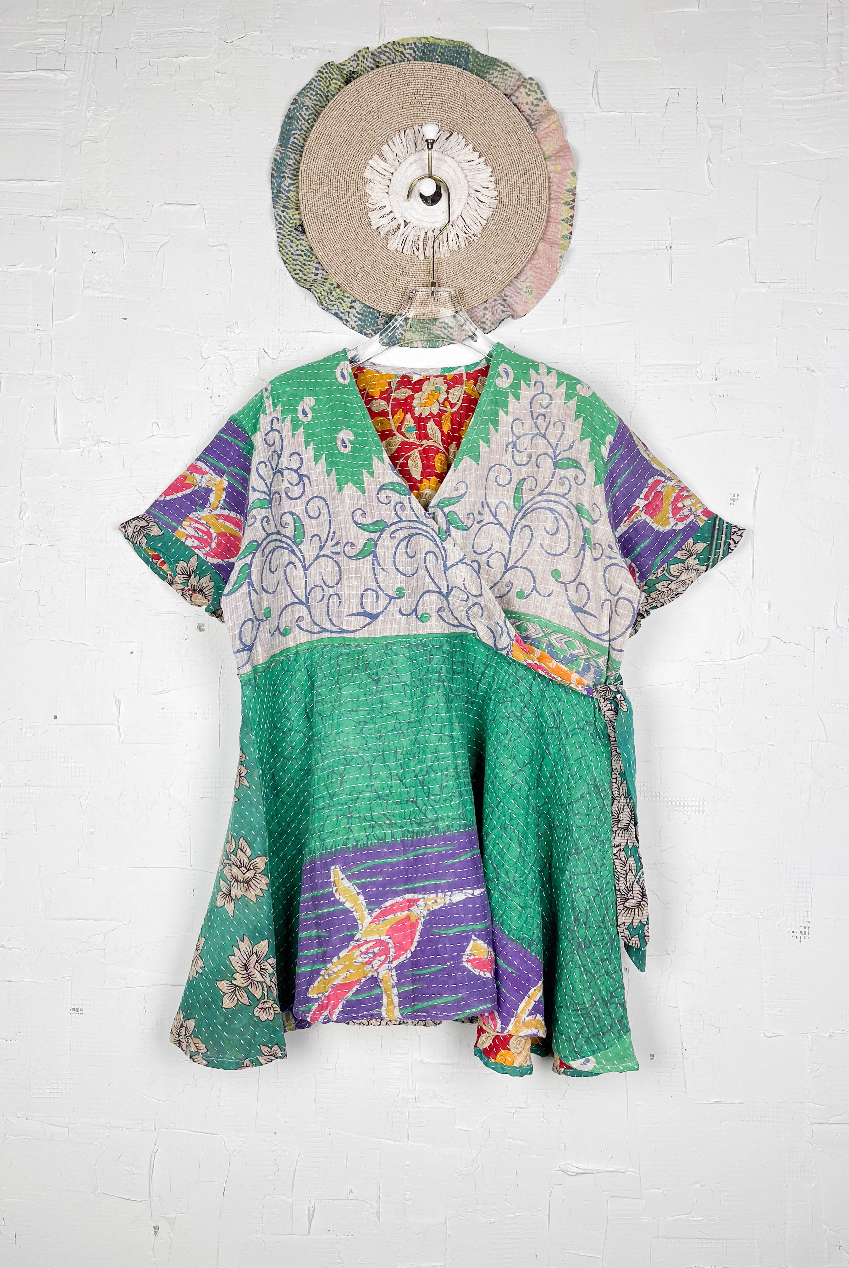 Sustainable Kantha dress- Love Protect Sustain