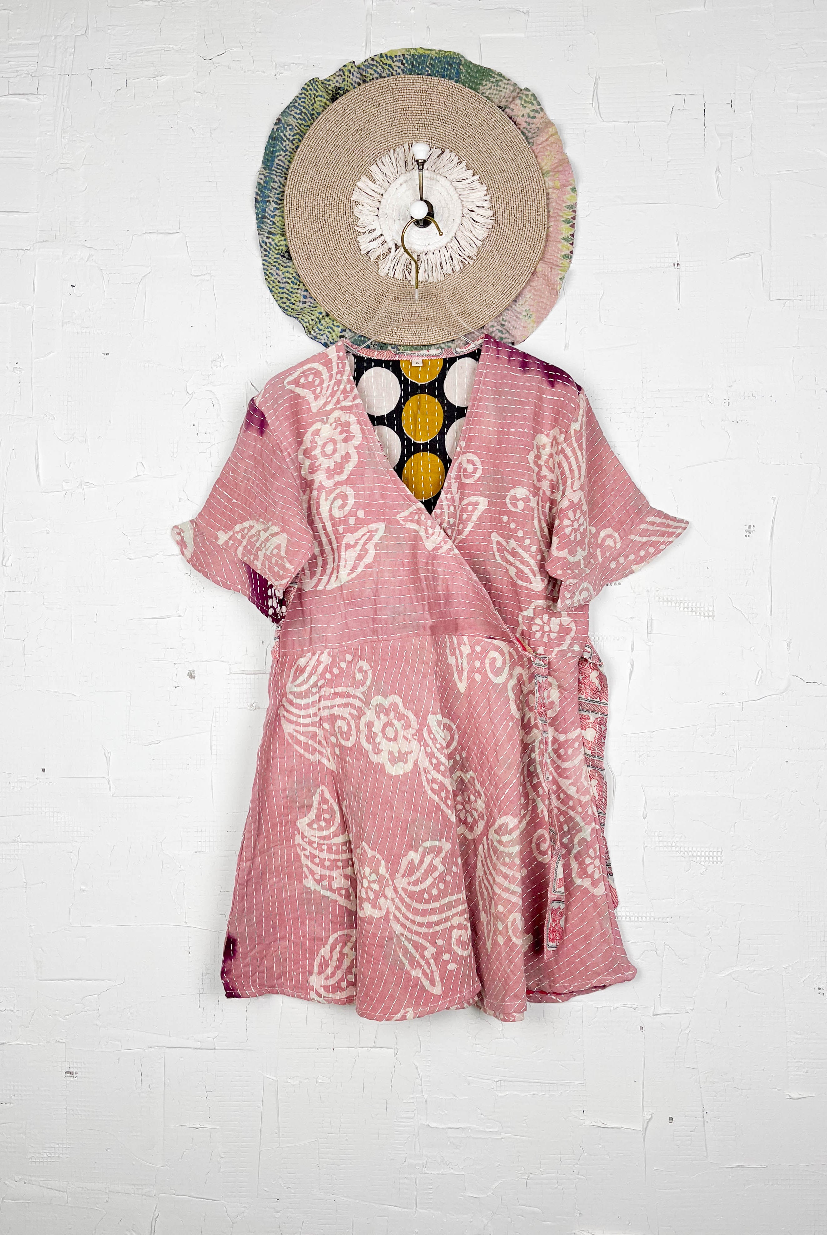 Sustainable Kantha dress - Love Protect Sustain