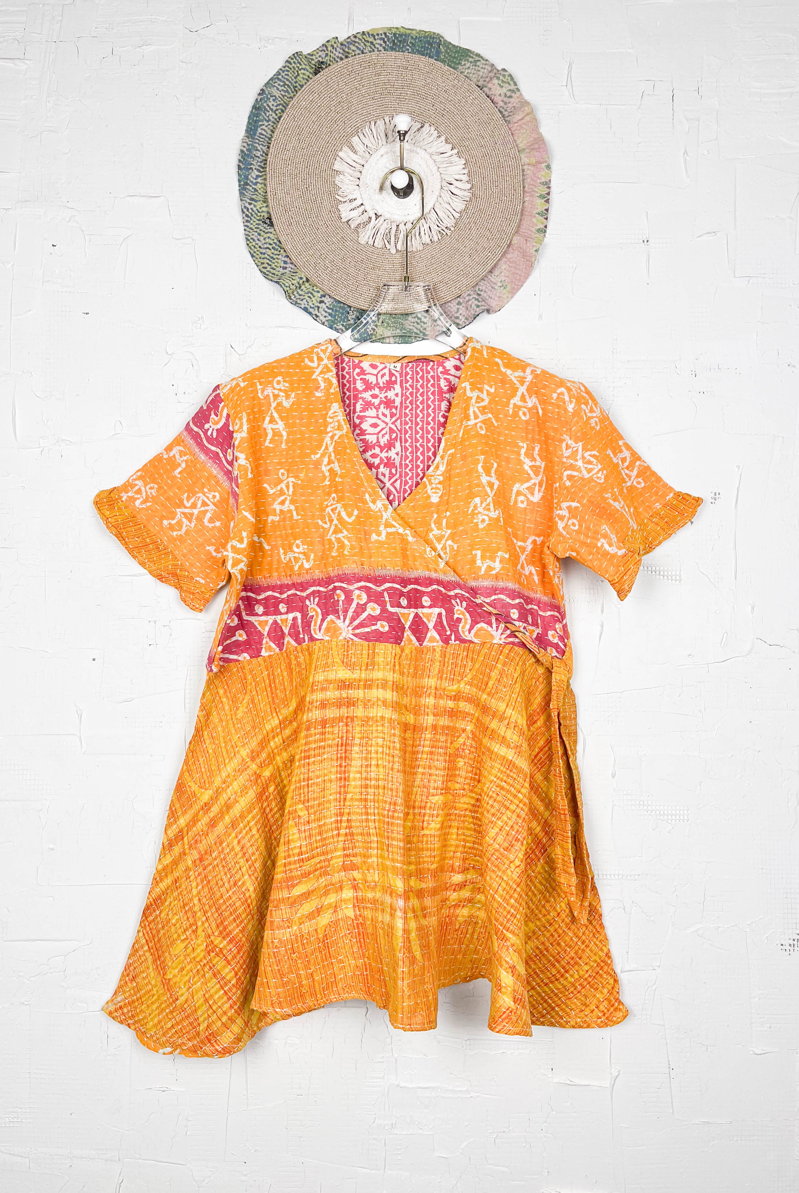 Sustainable Kantha dress - Love Protect Sustain