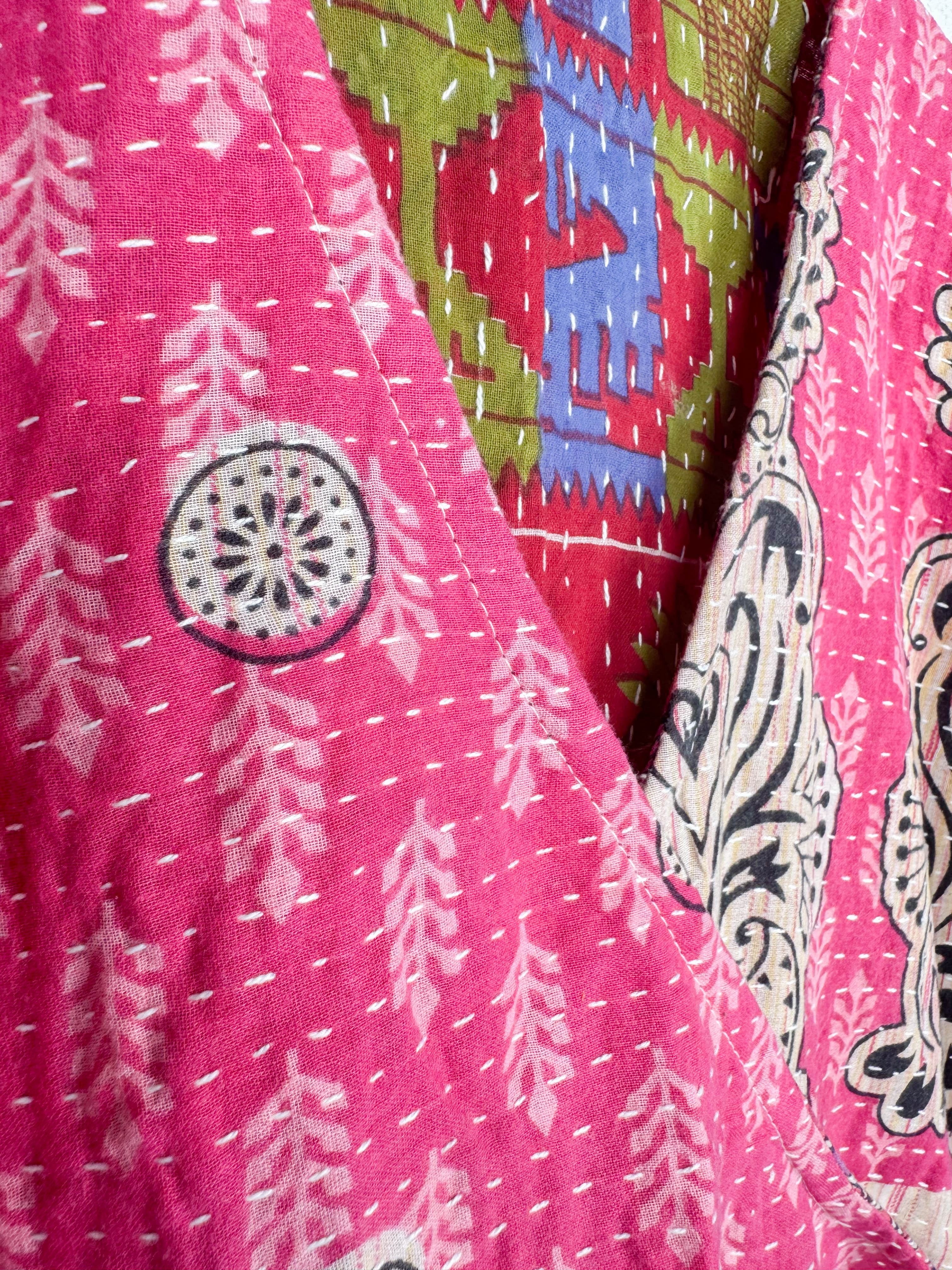 Sustainable Kantha dress - Love Protect Sustain