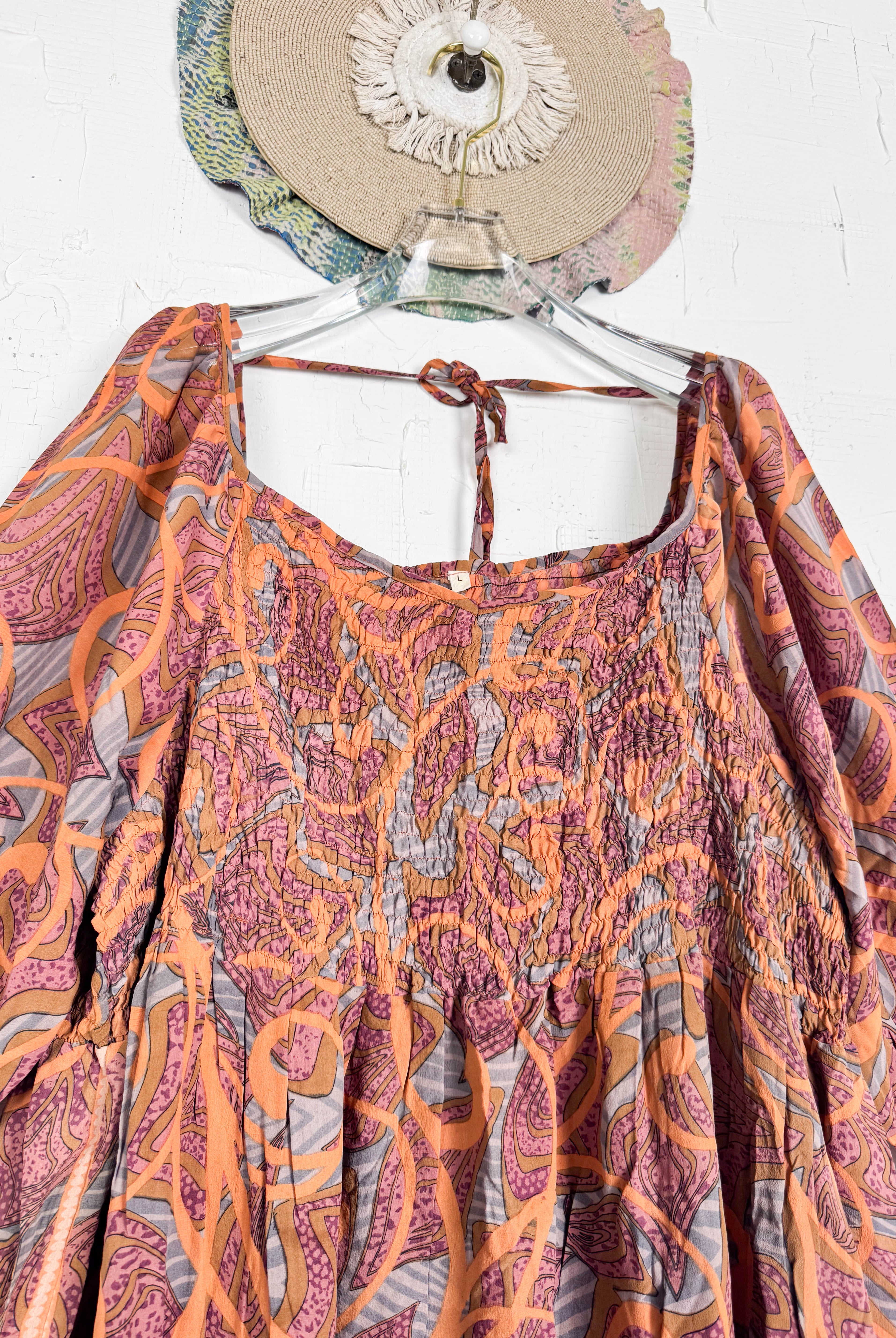 Sustainable silk dress - Love Protect Sustain