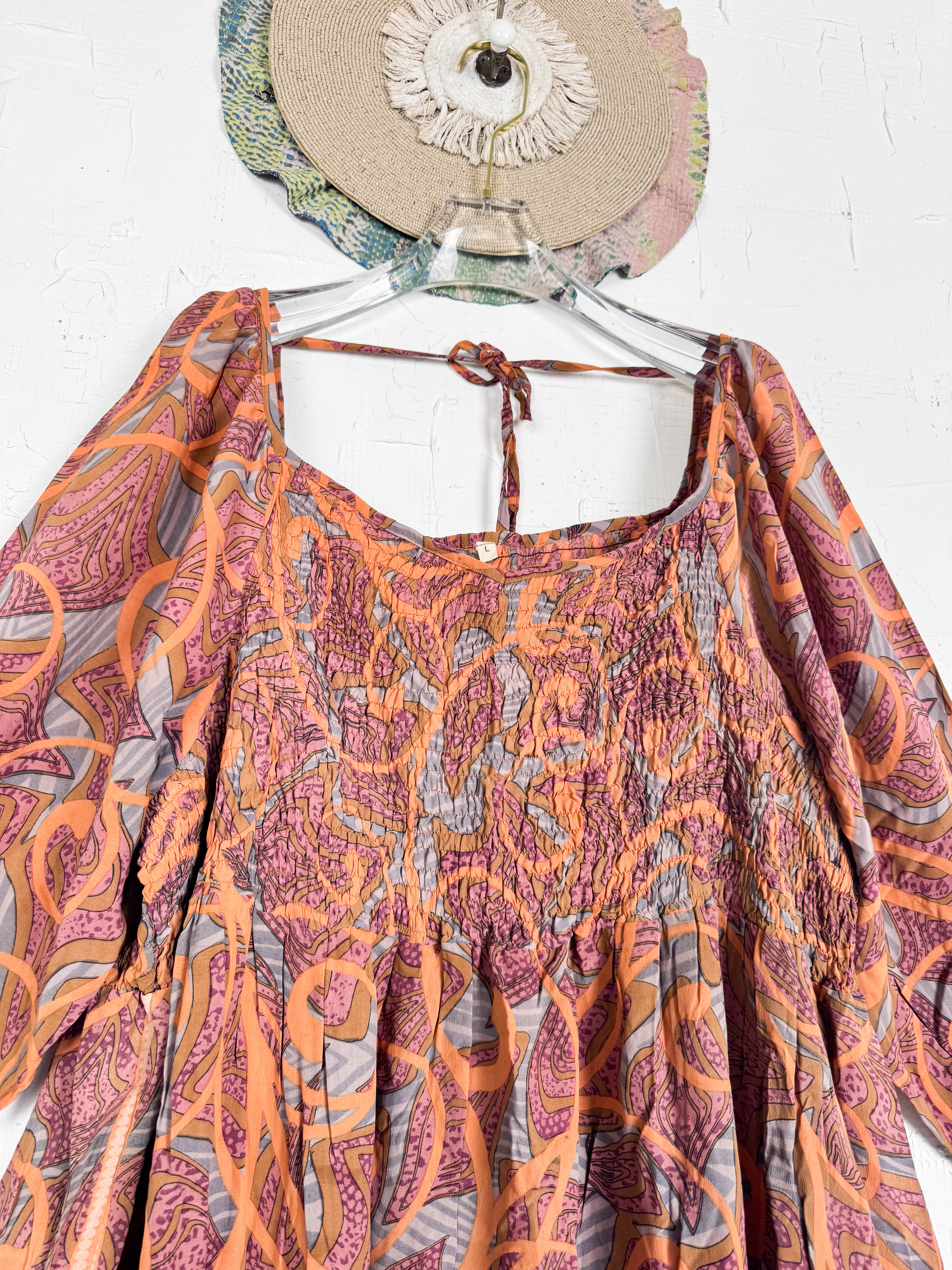 Sustainable silk dress - Love Protect Sustain