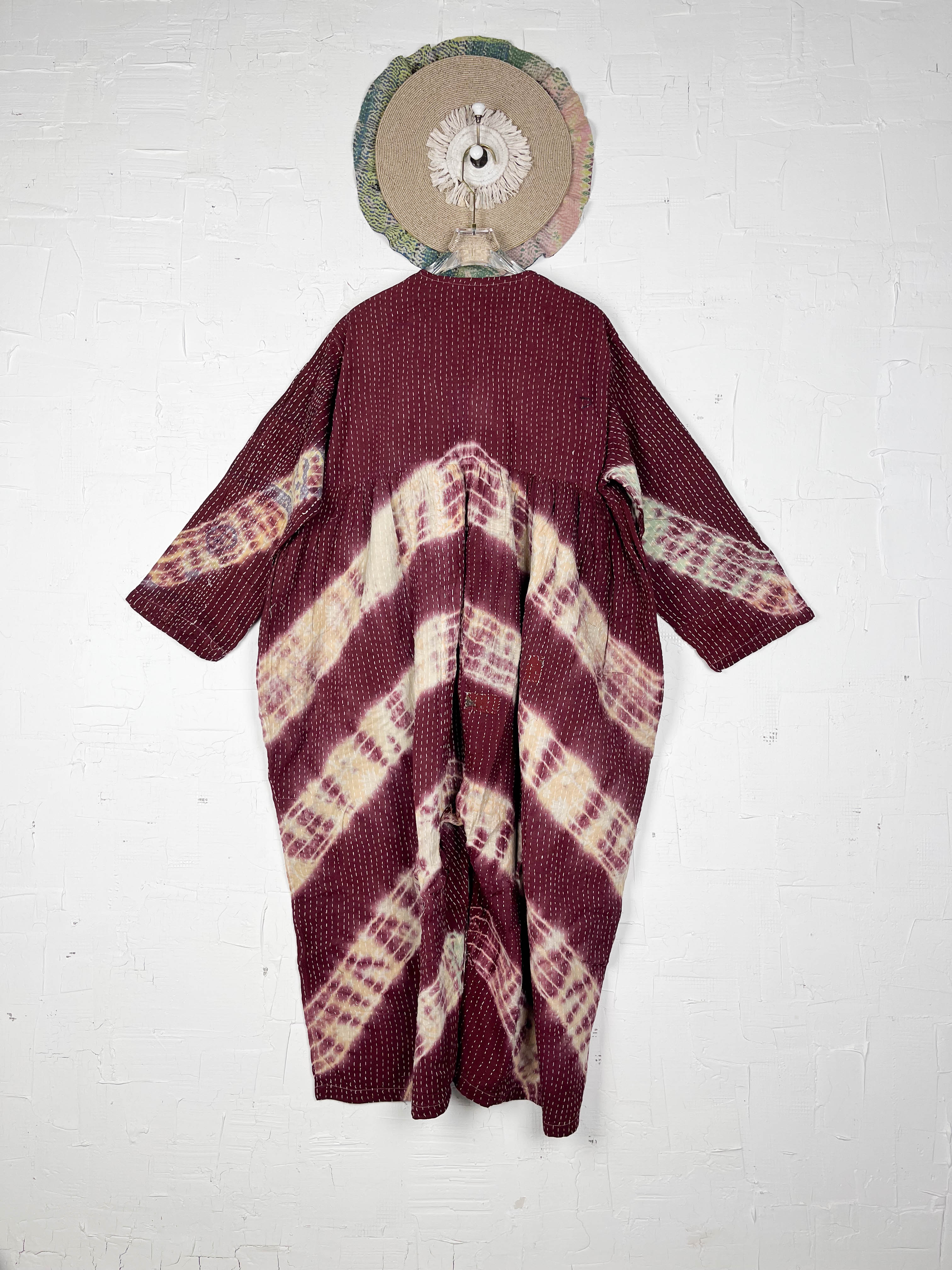 Tie-dye kantha jumpsuit - Love Protect Sustain