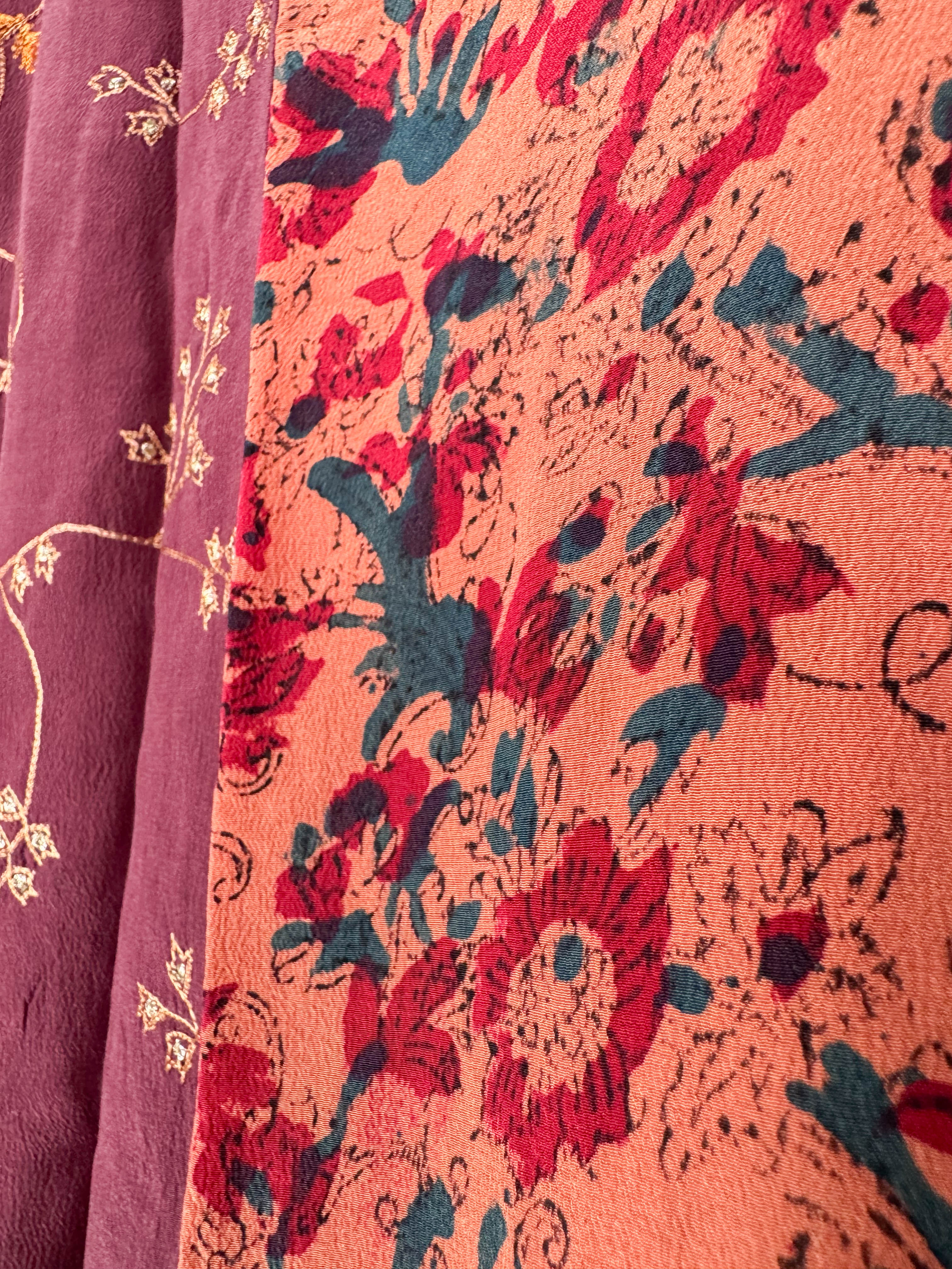 Tie-neck silk dress - Love Protect Sustain