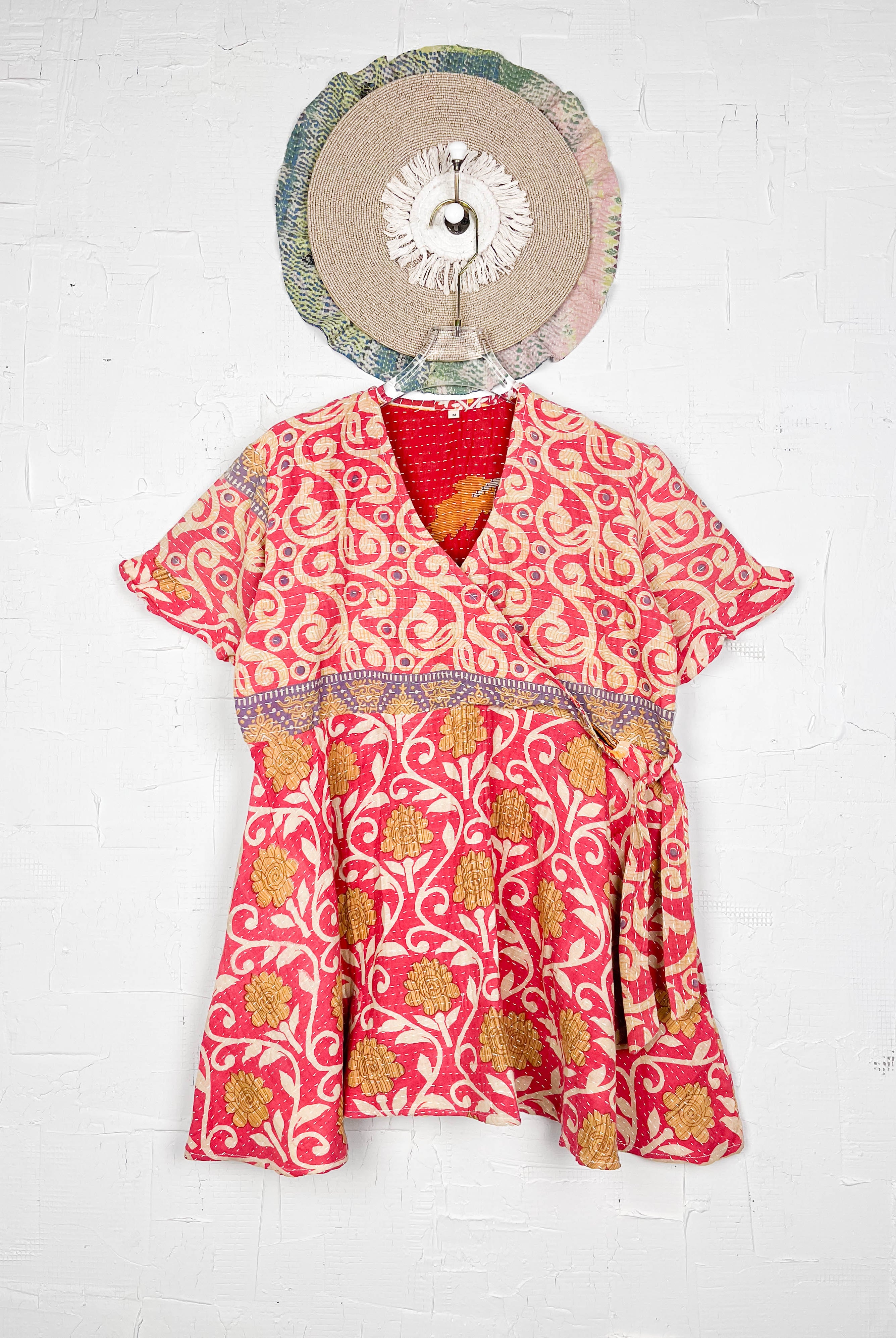 Tie-waist wrap dress - Love Protect Sustain