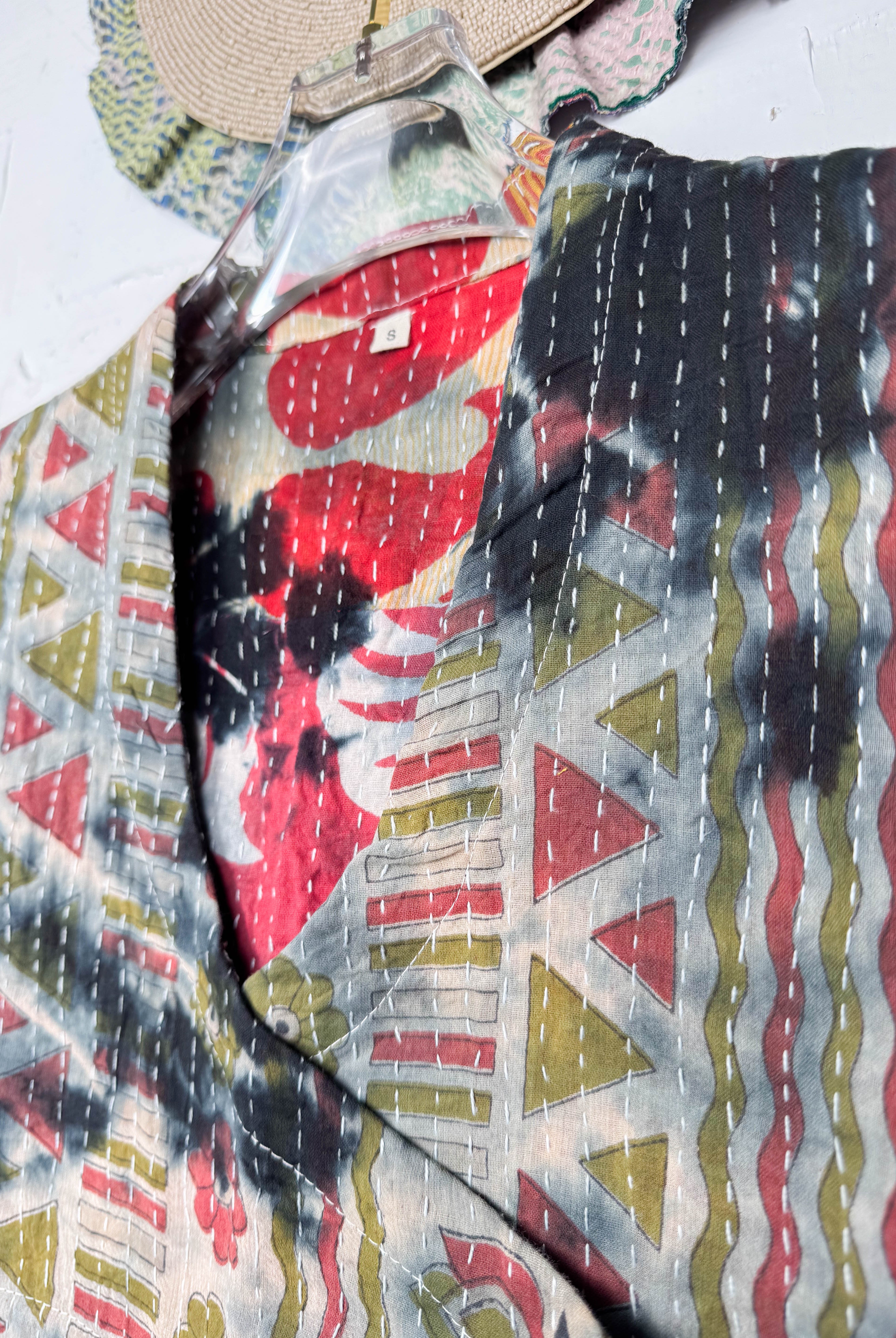 Tie Dye Kantha Top - Love Protect Sustain