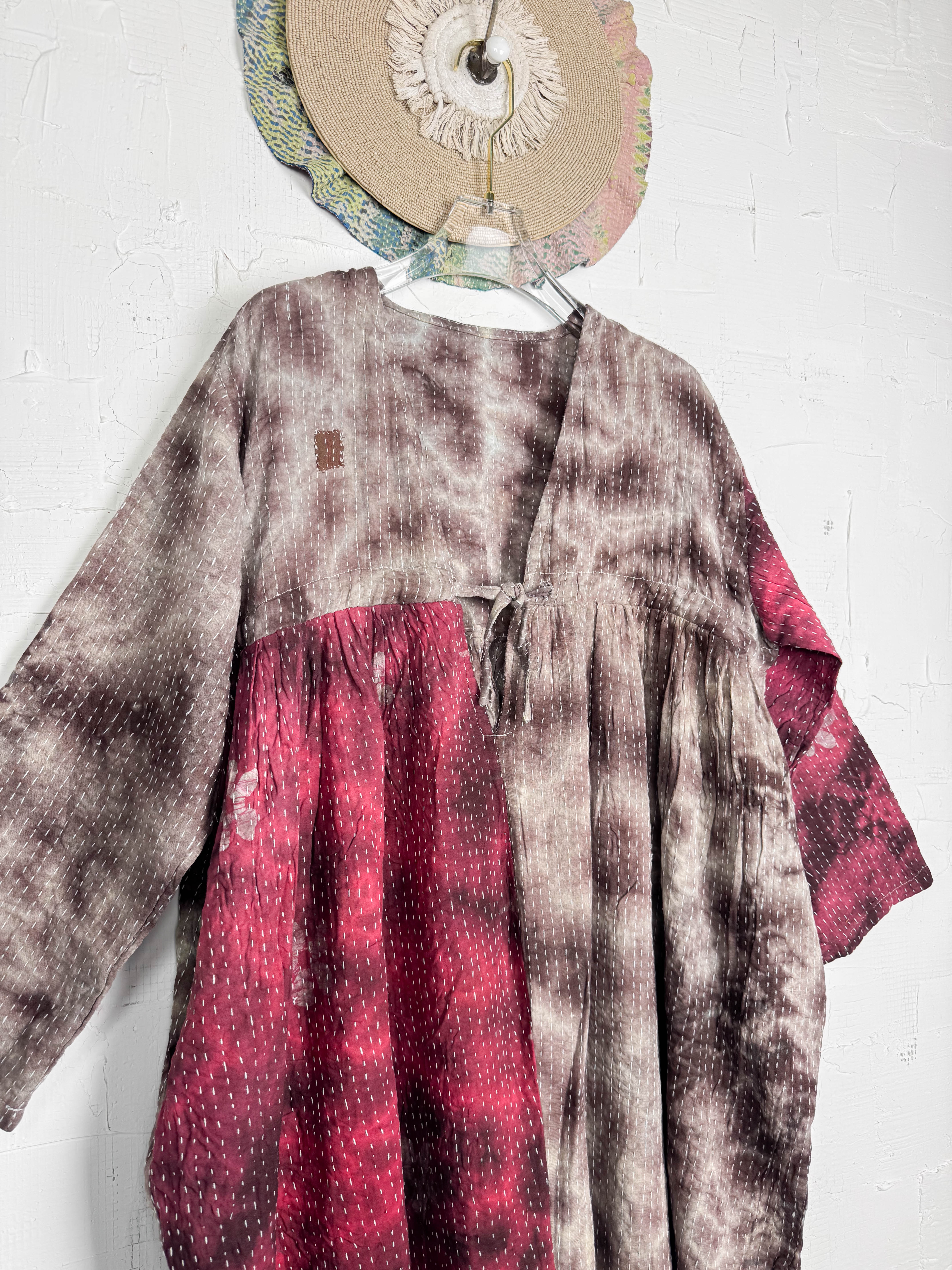 Tie-dye Kantha jumpsuit - Love Protect Sustain