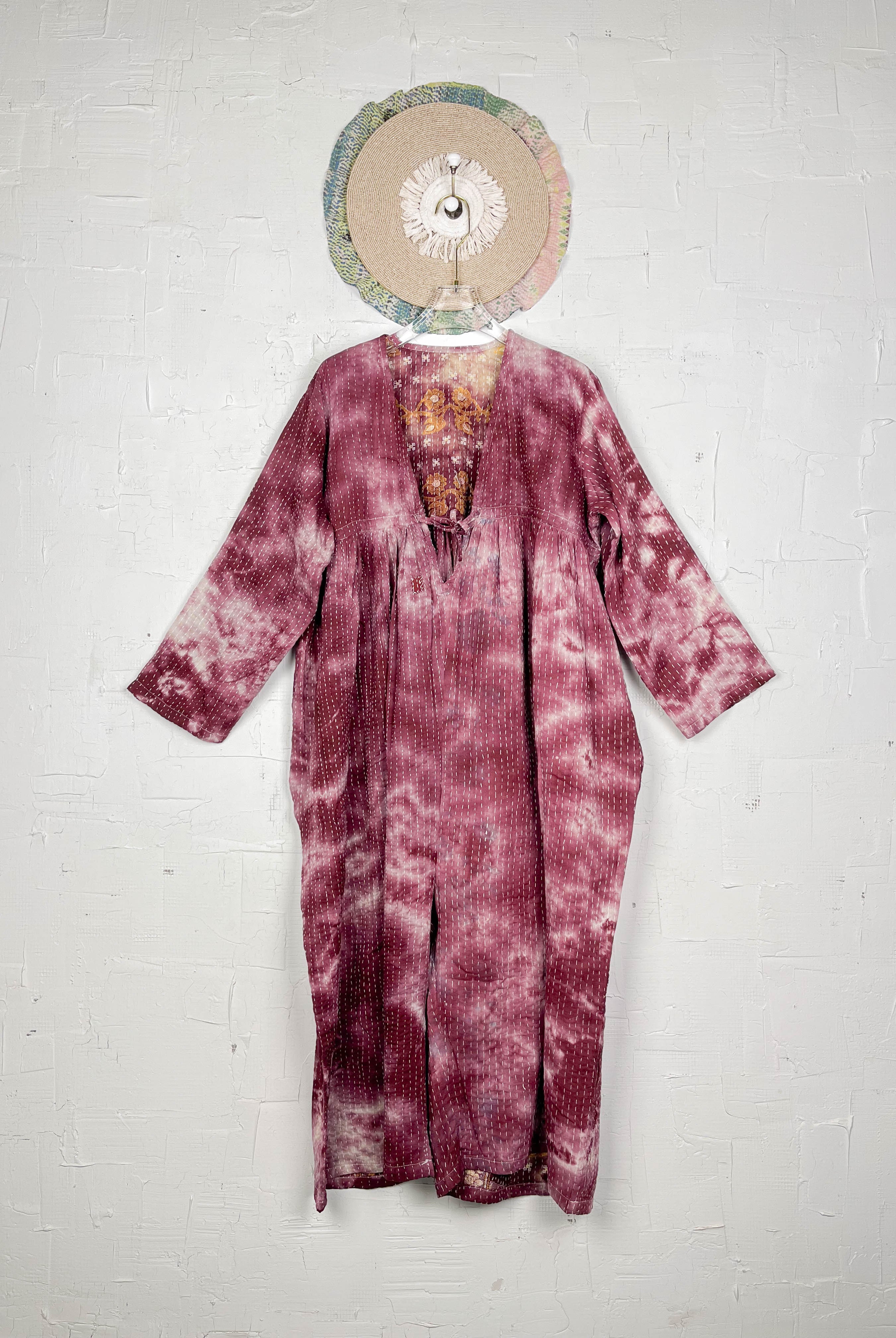 Tie dye Kantha jumpsuit - Love Protect Sustain