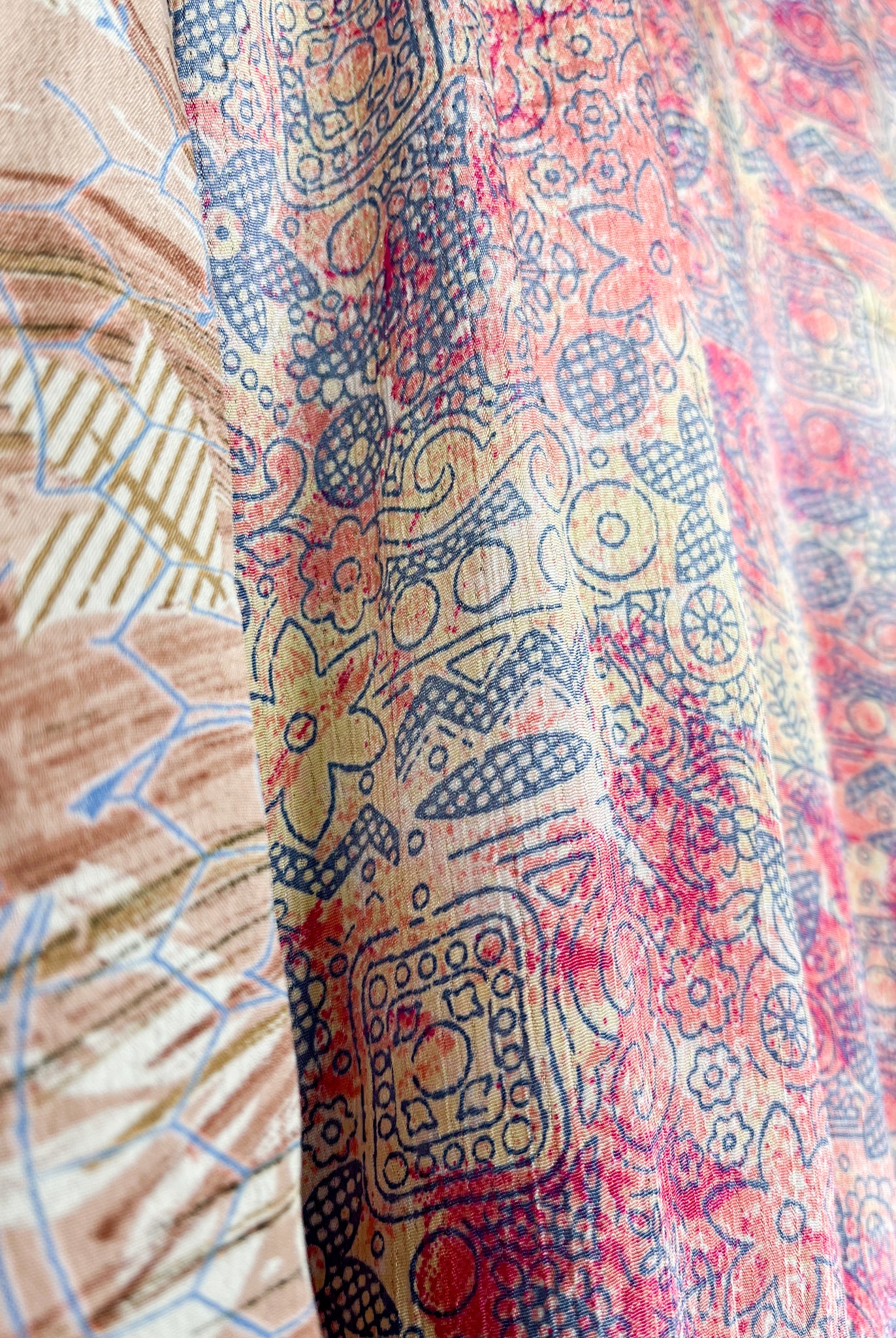 Tiered silk dress for travel - Love Protect Sustain