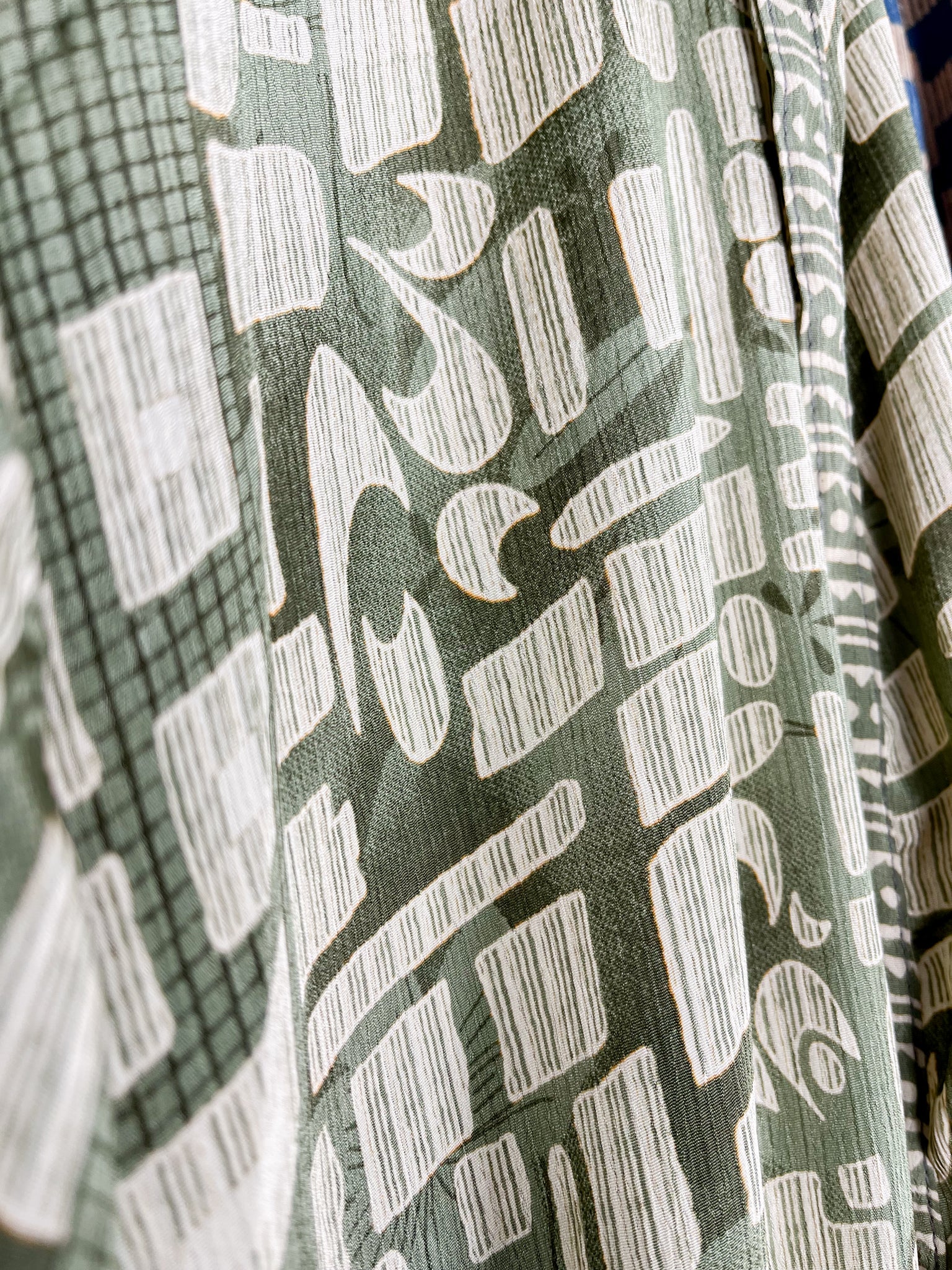 Tiered silk long dress - Love Protect Sustain