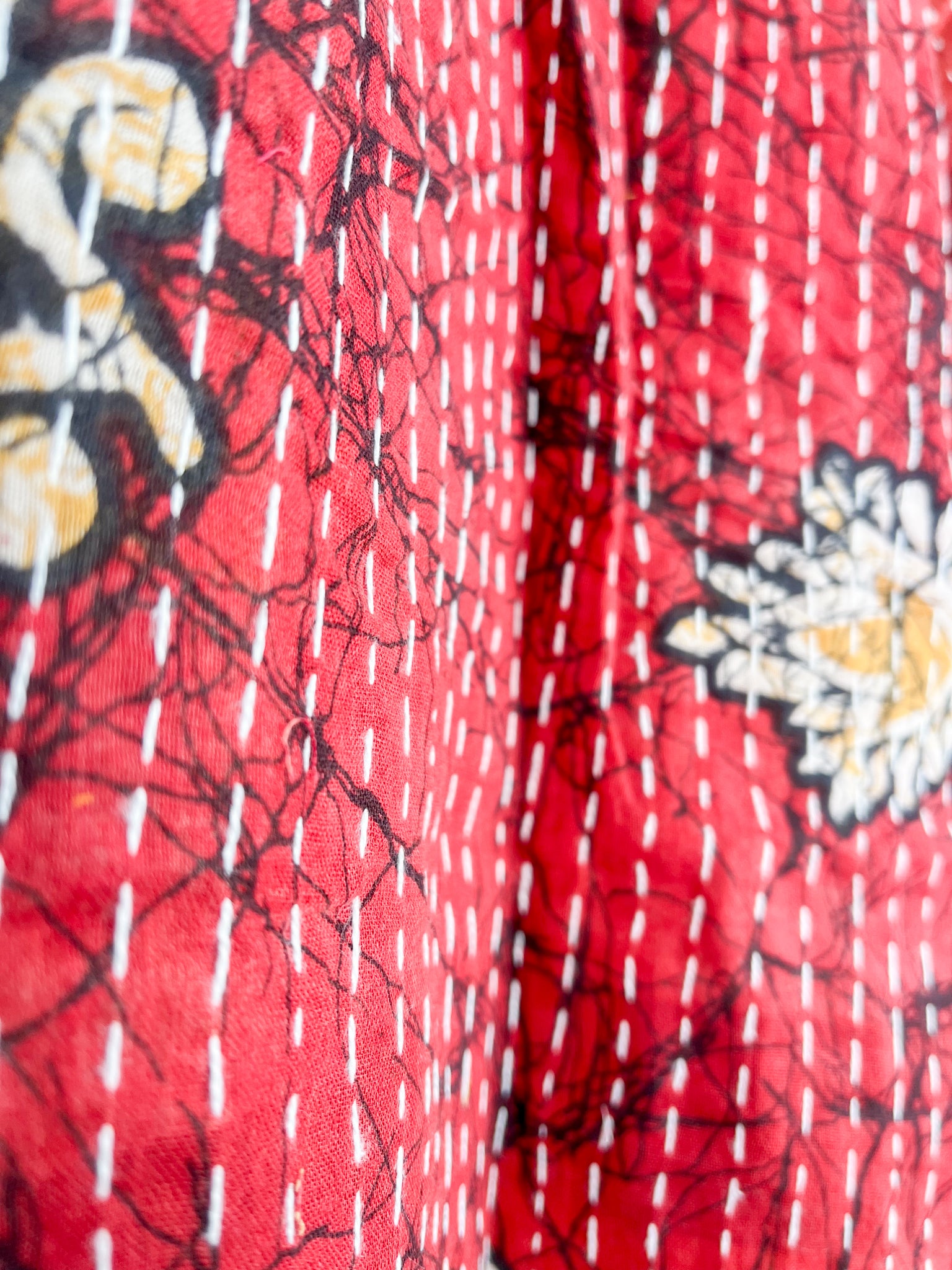 Tie waist Kantha pants - Love Protect Sustain