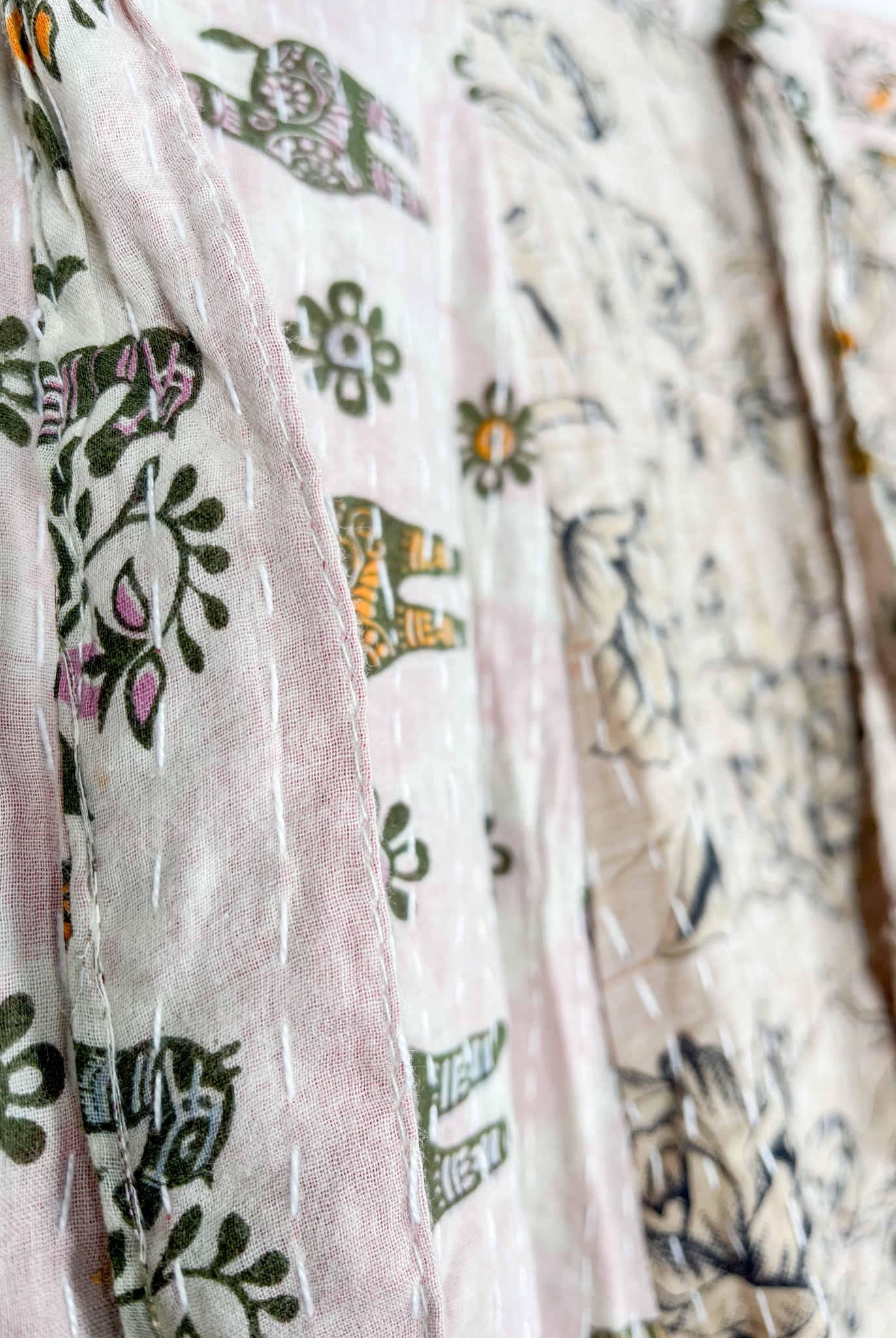 Travel Kantha pants - Love Protect Sustain