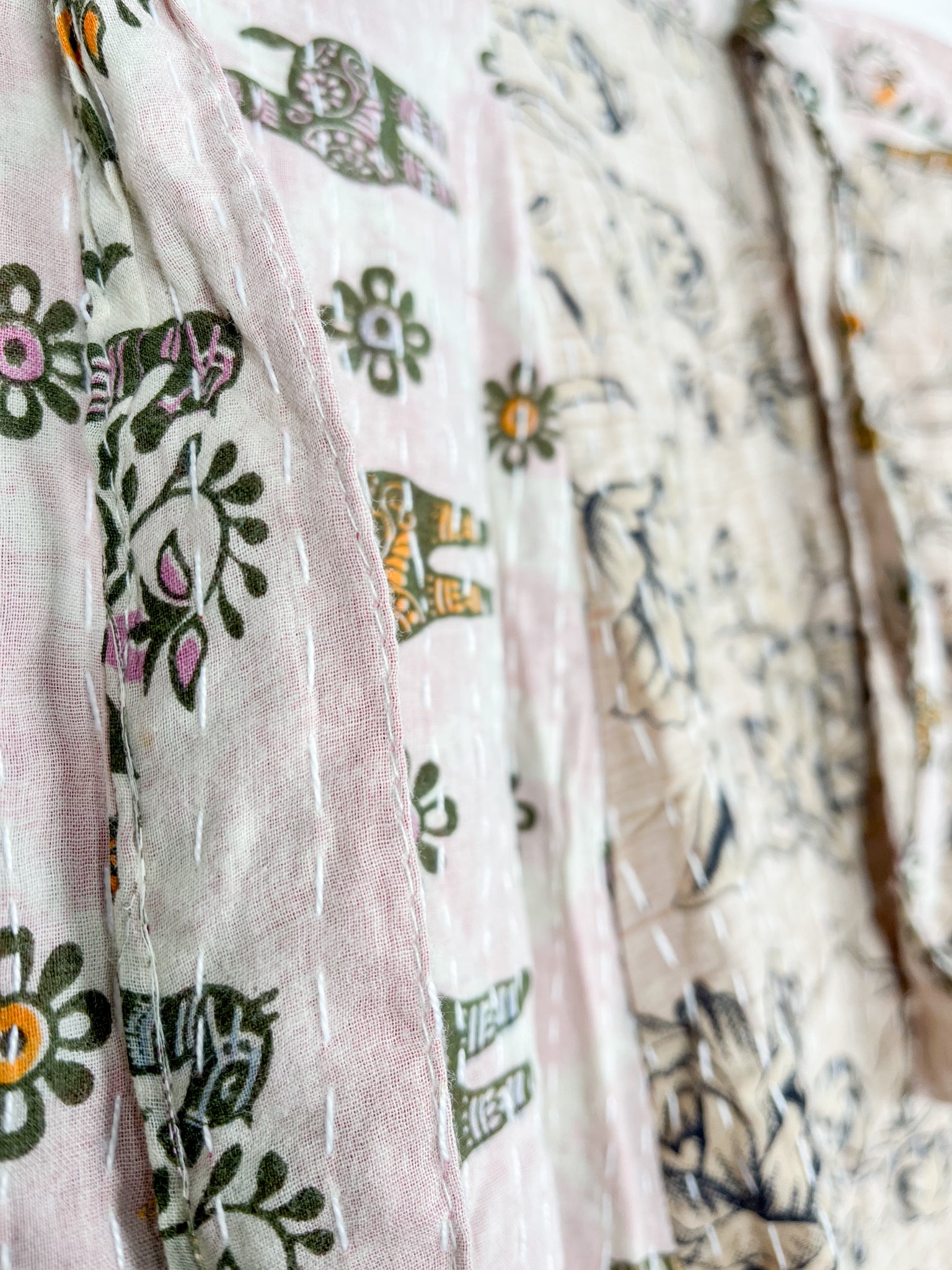 Travel Kantha pants - Love Protect Sustain