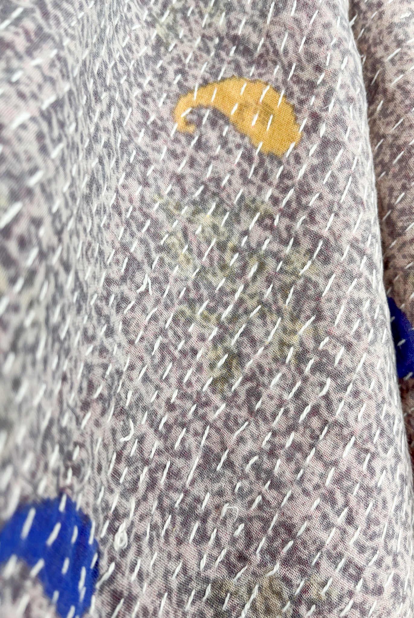 Travel kantha poncho - Love Protect Sustain