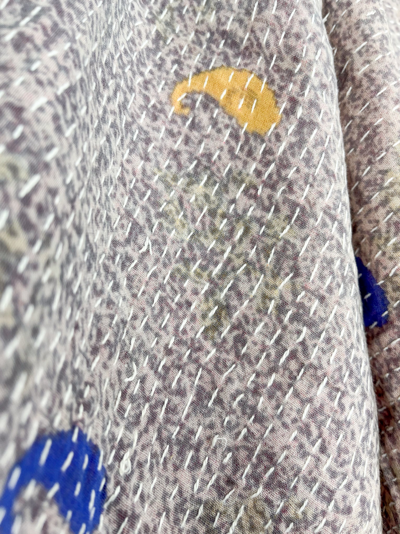 Travel kantha poncho - Love Protect Sustain