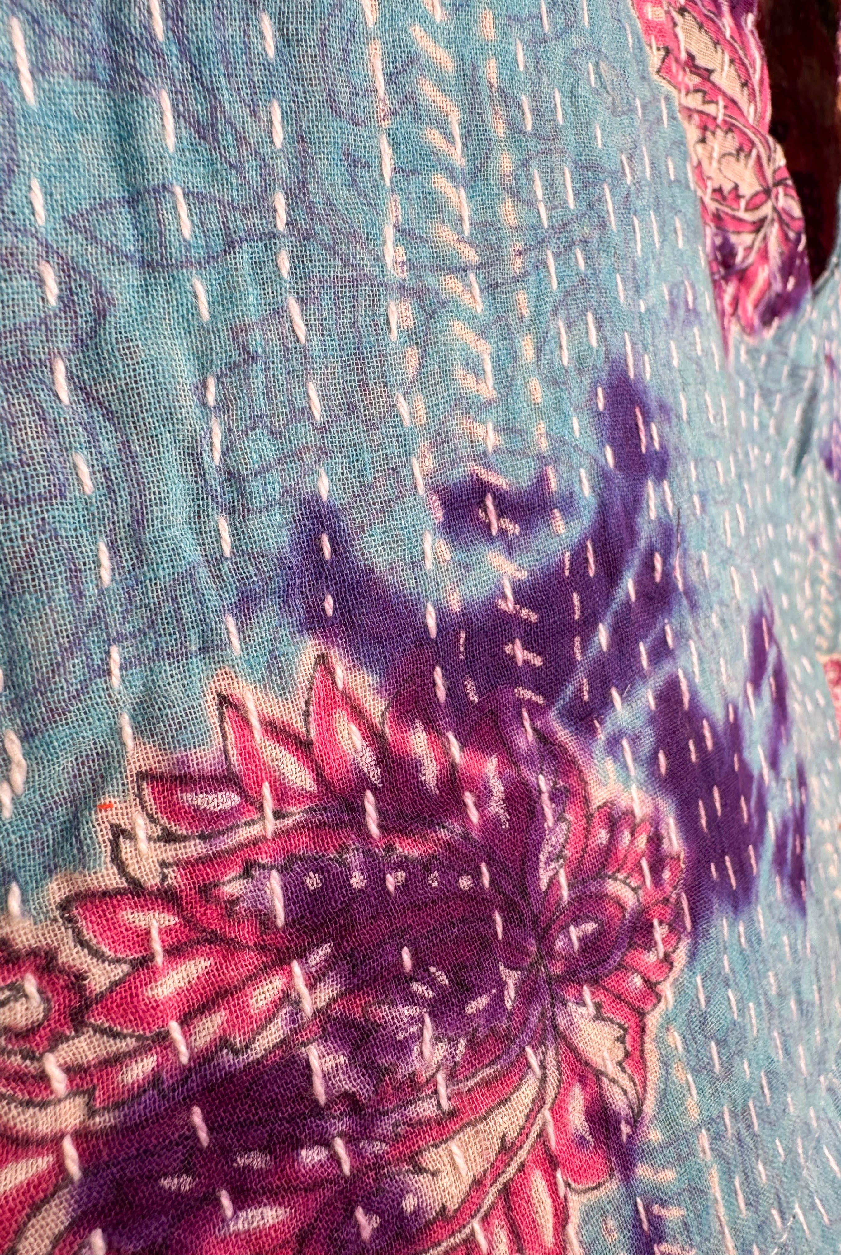 Unique Kantha Top - Love Protect Sustain