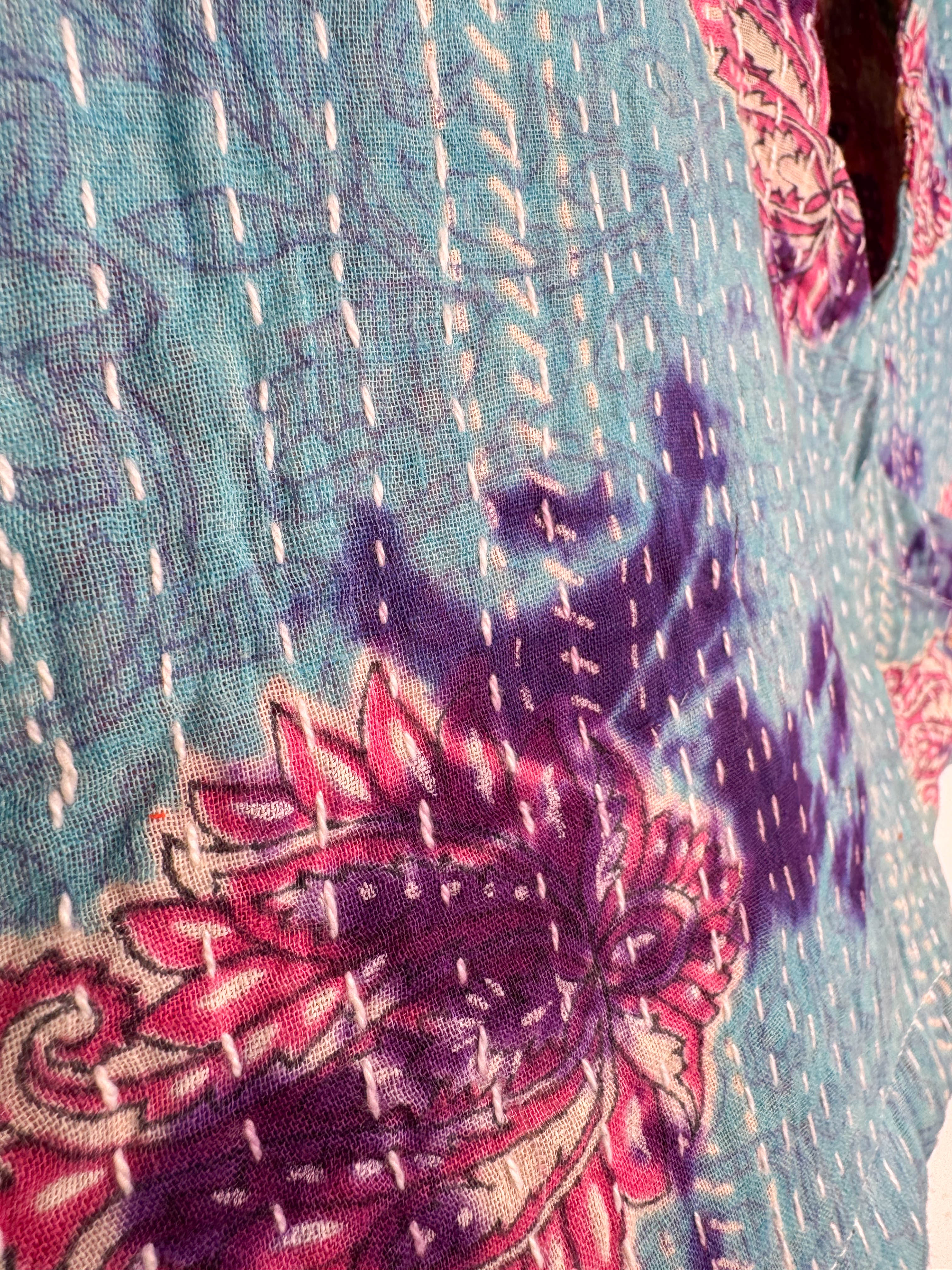 Unique Kantha Top - Love Protect Sustain