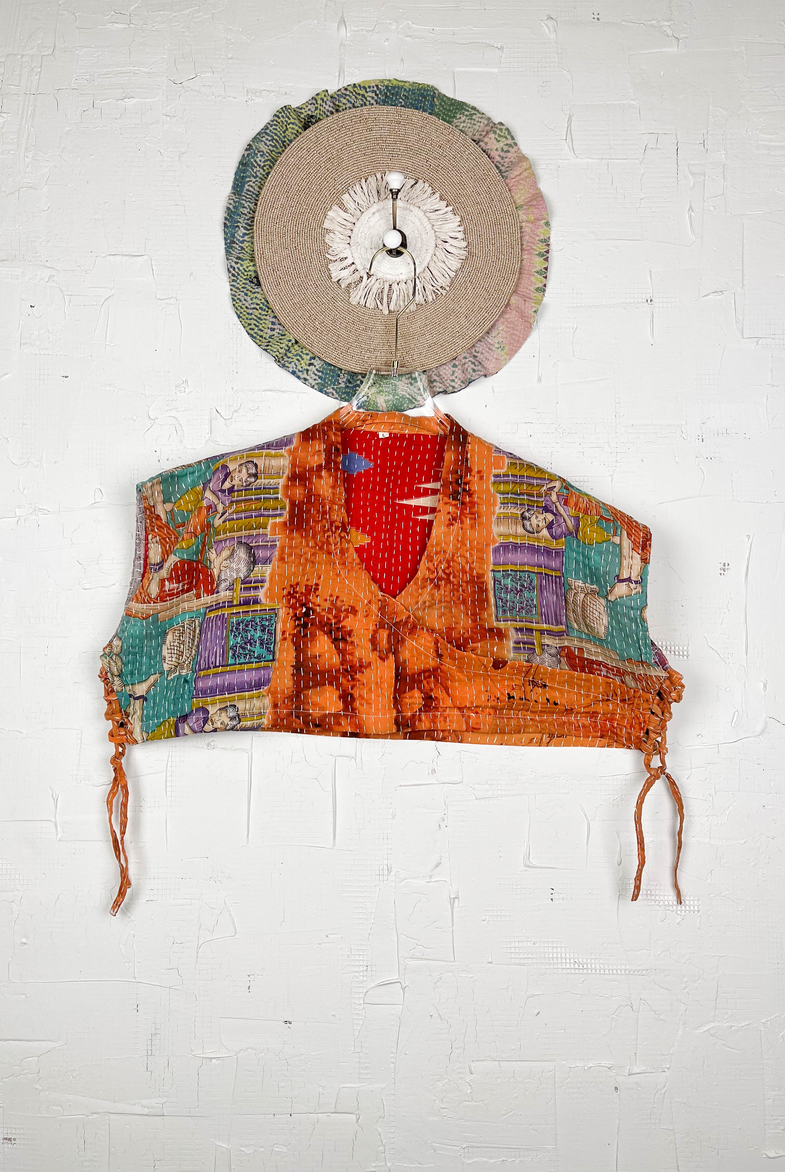 Unique crop top - Love Protect Sustain