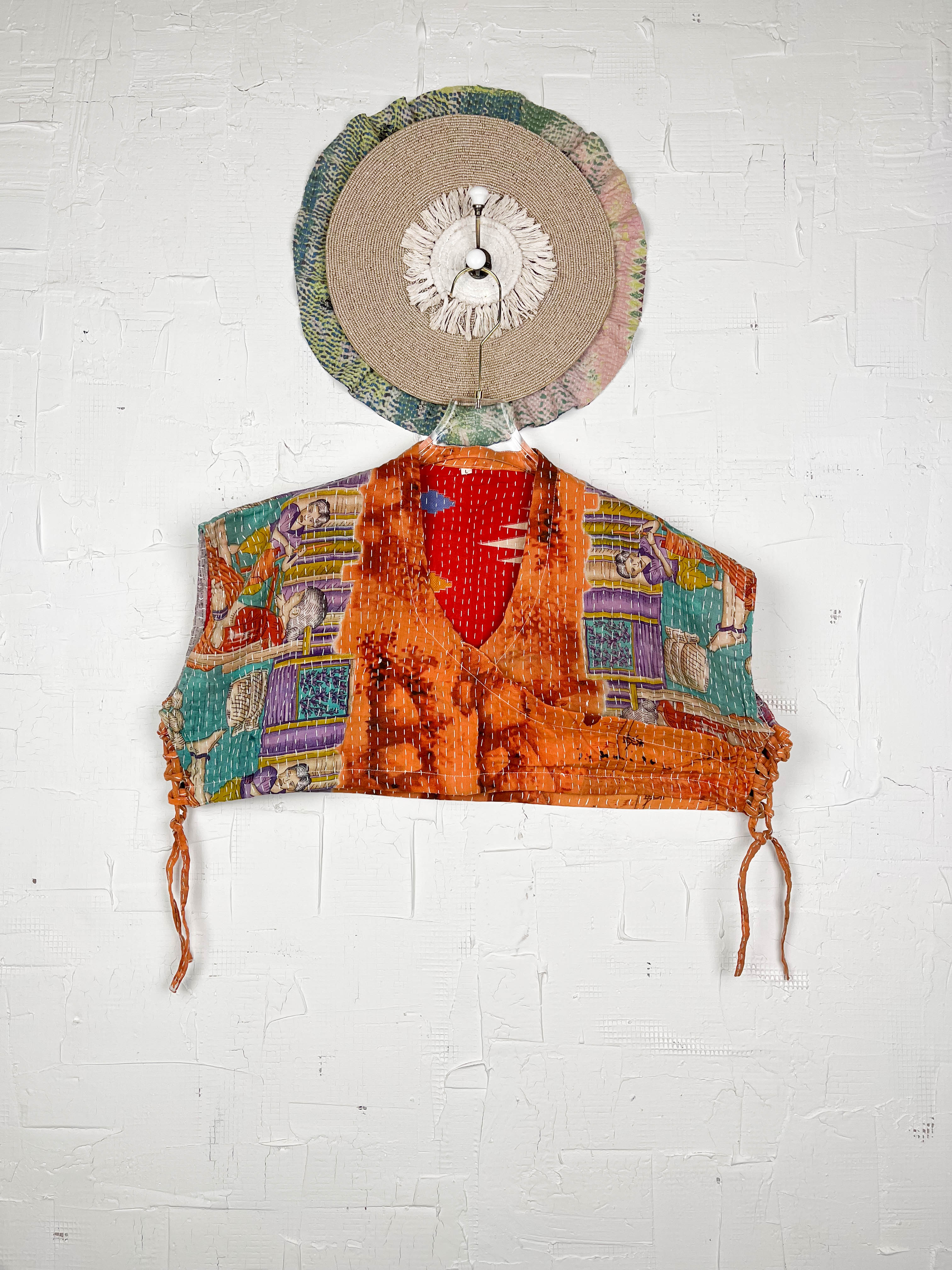 Unique crop top - Love Protect Sustain