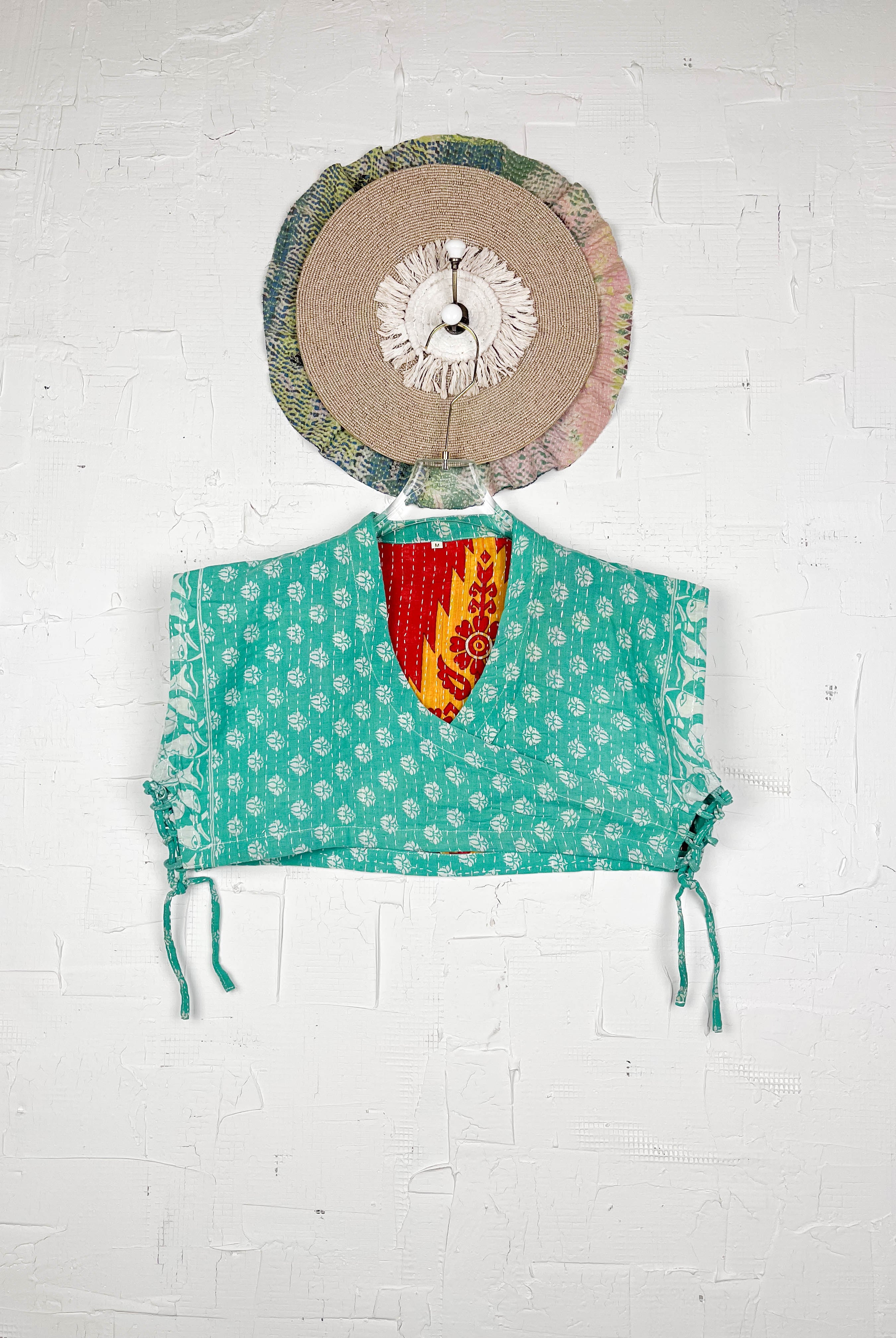 Unique crop top - Love Protect Sustain