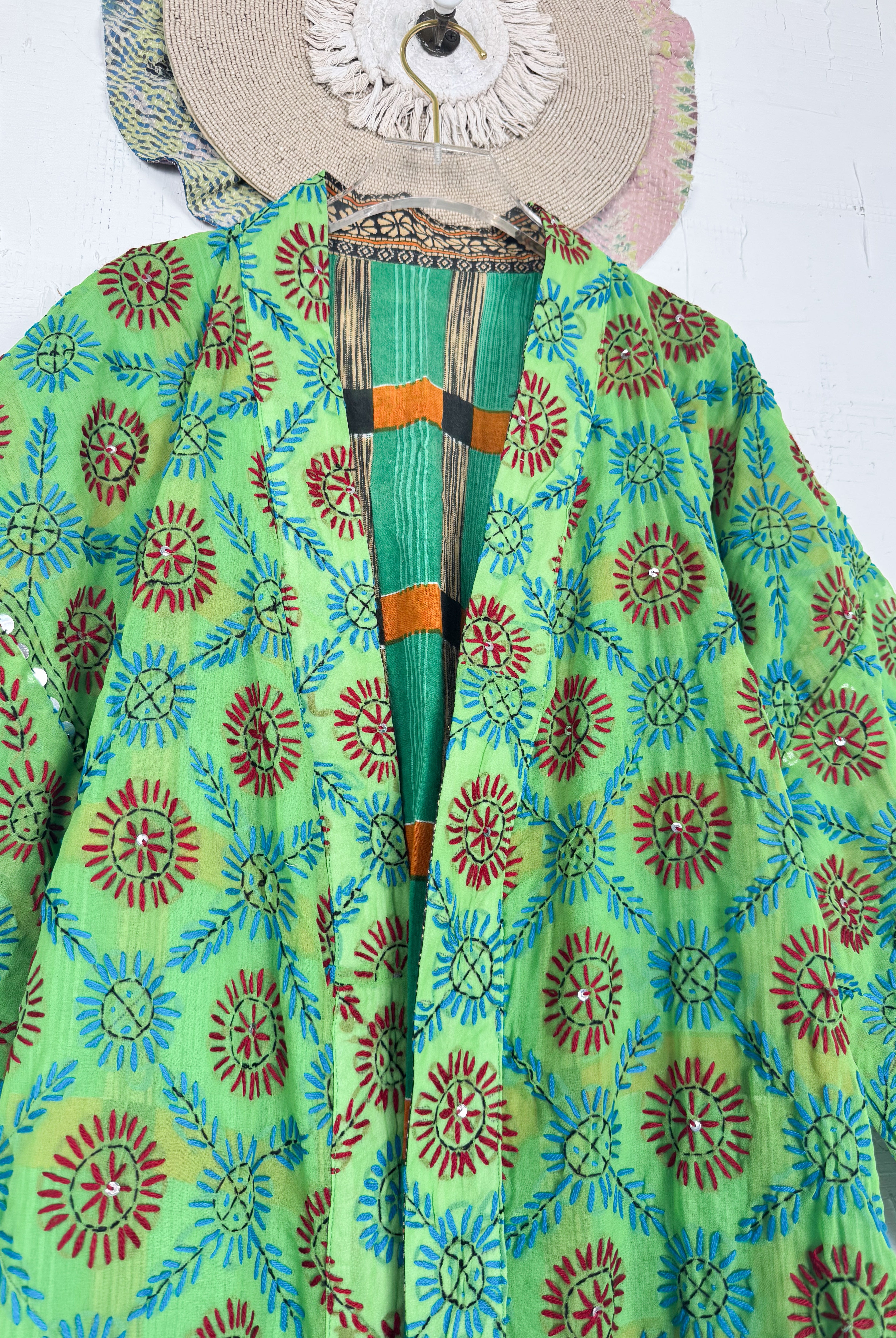 Unique kimono robe - Love Protect Sustain