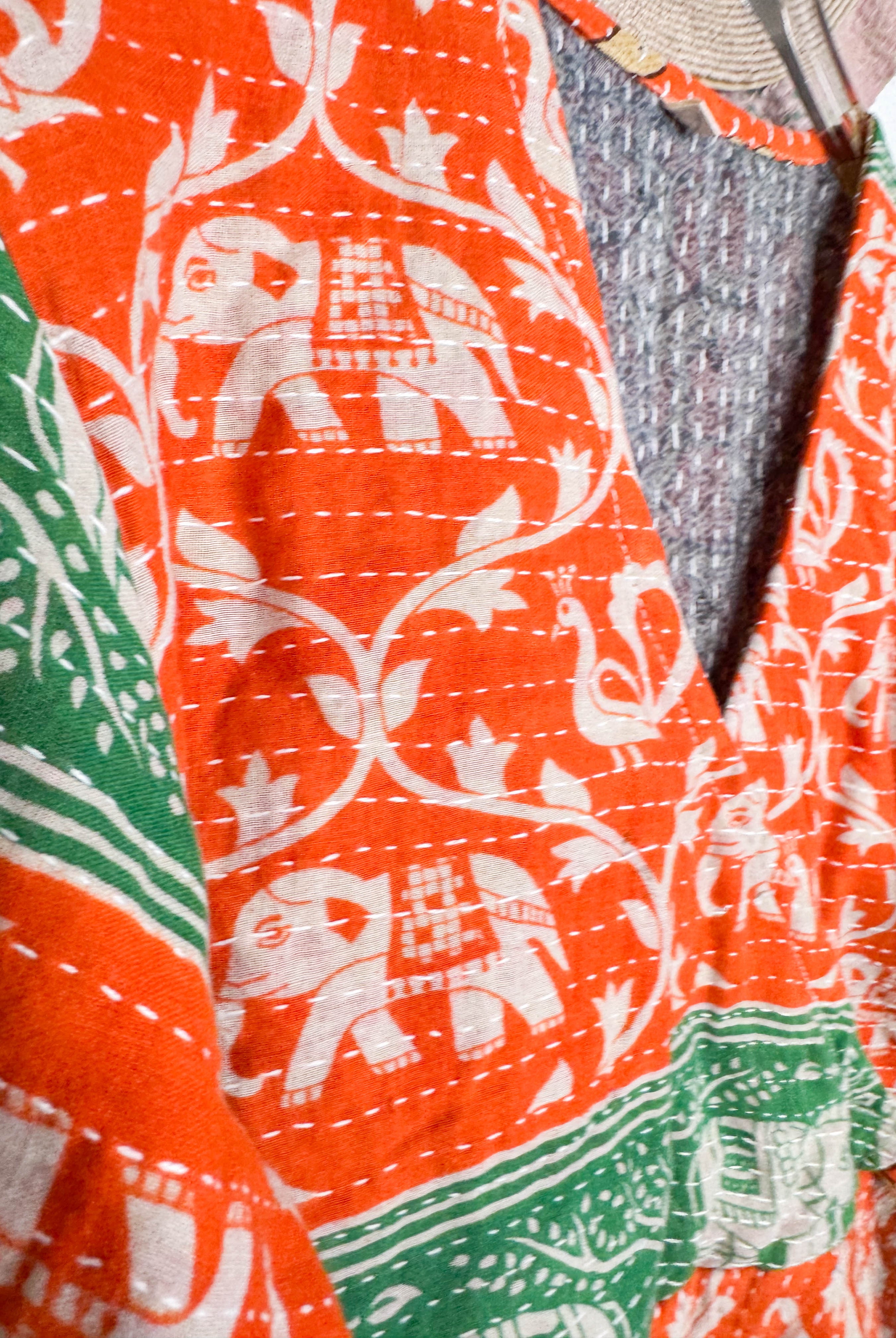 Unique print midi dress - Love Protect Sustain