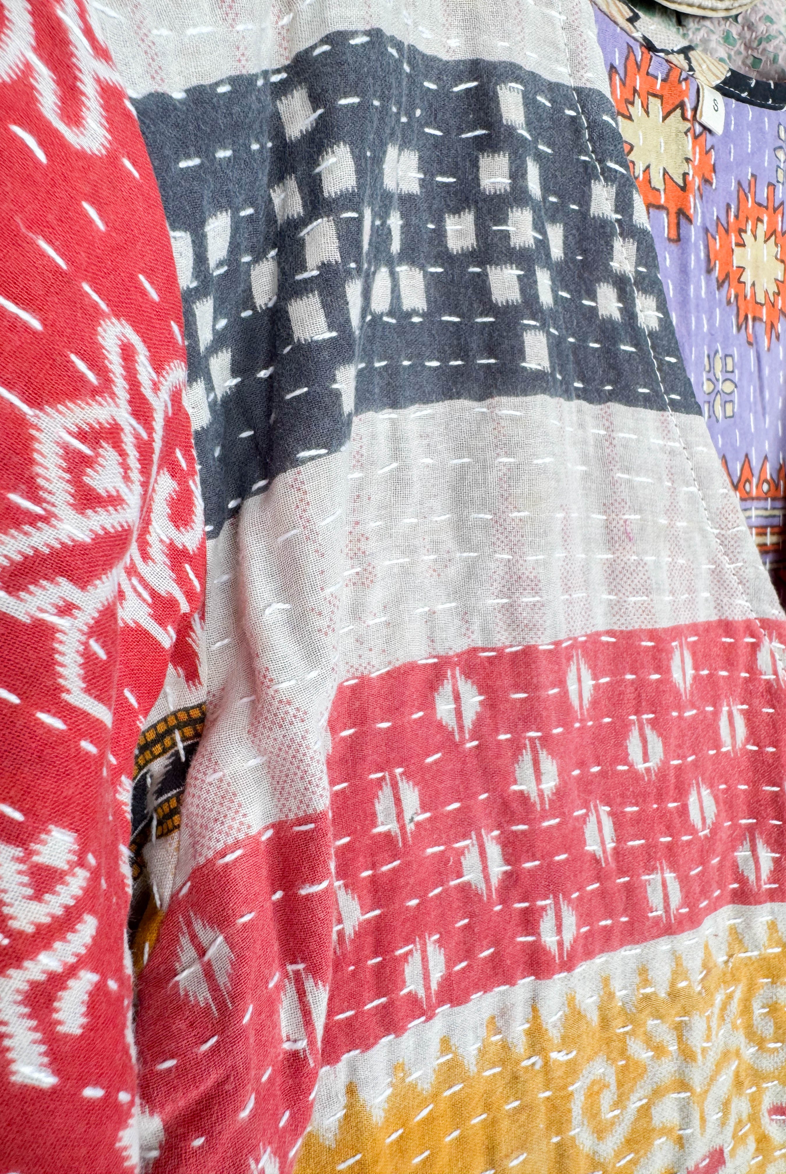 Unique print midi dress - Love Protect Sustain