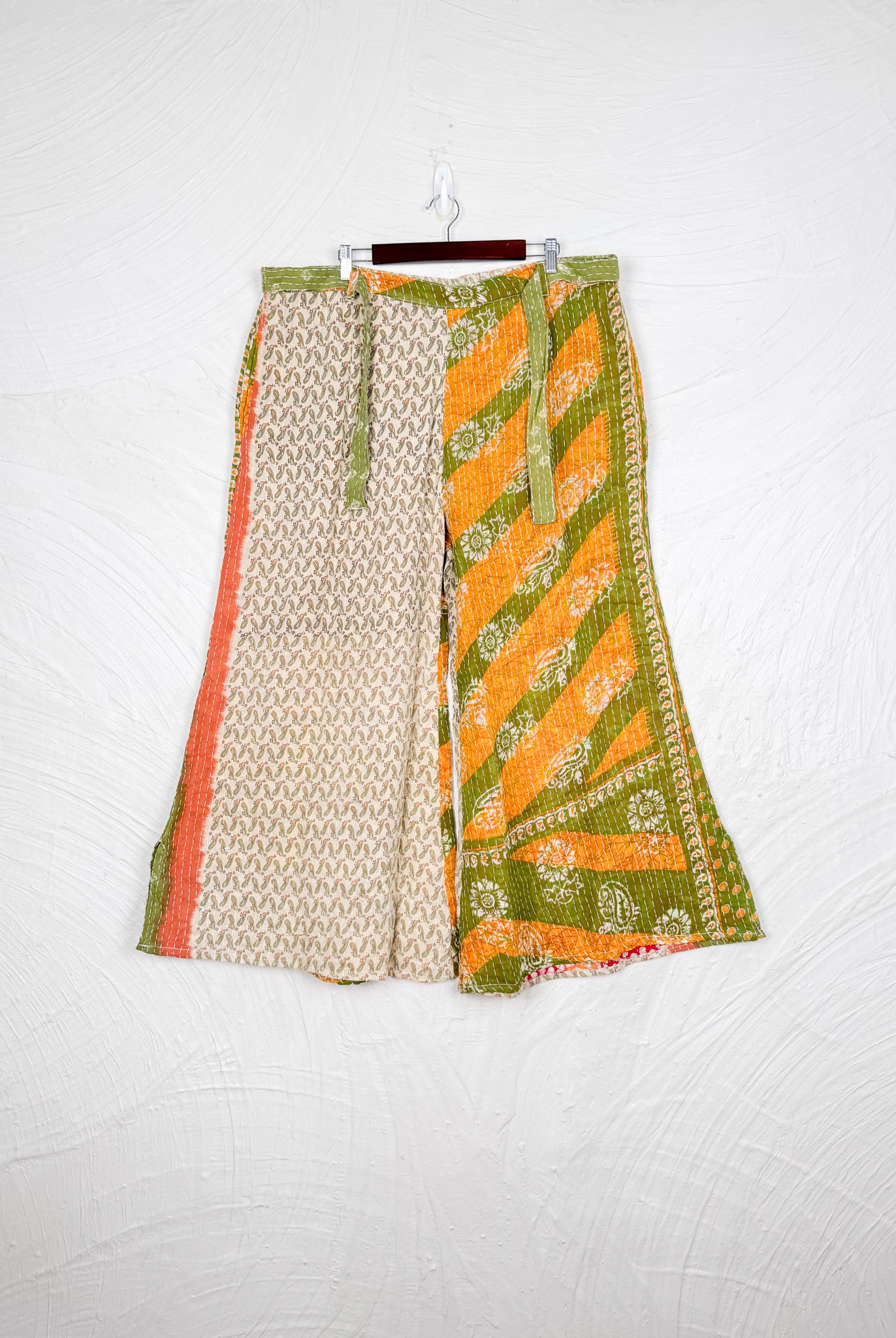 Upcycled Kantha pants - Love Protect Sustain
