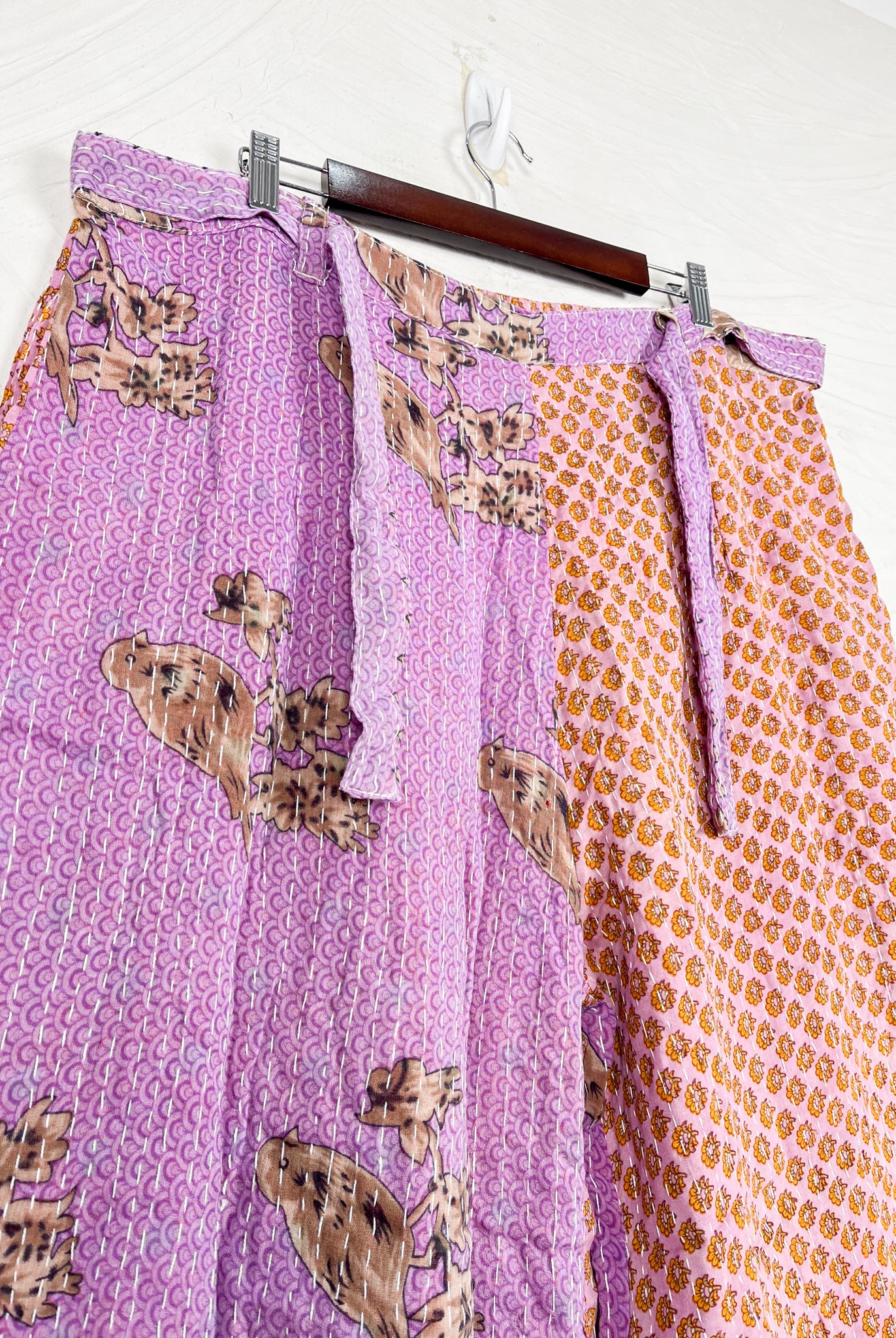 Upcycled Kantha pants - Love Protect Sustain
