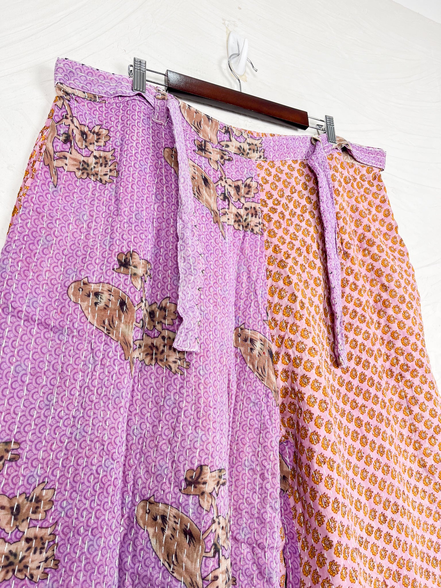 Upcycled Kantha pants - Love Protect Sustain