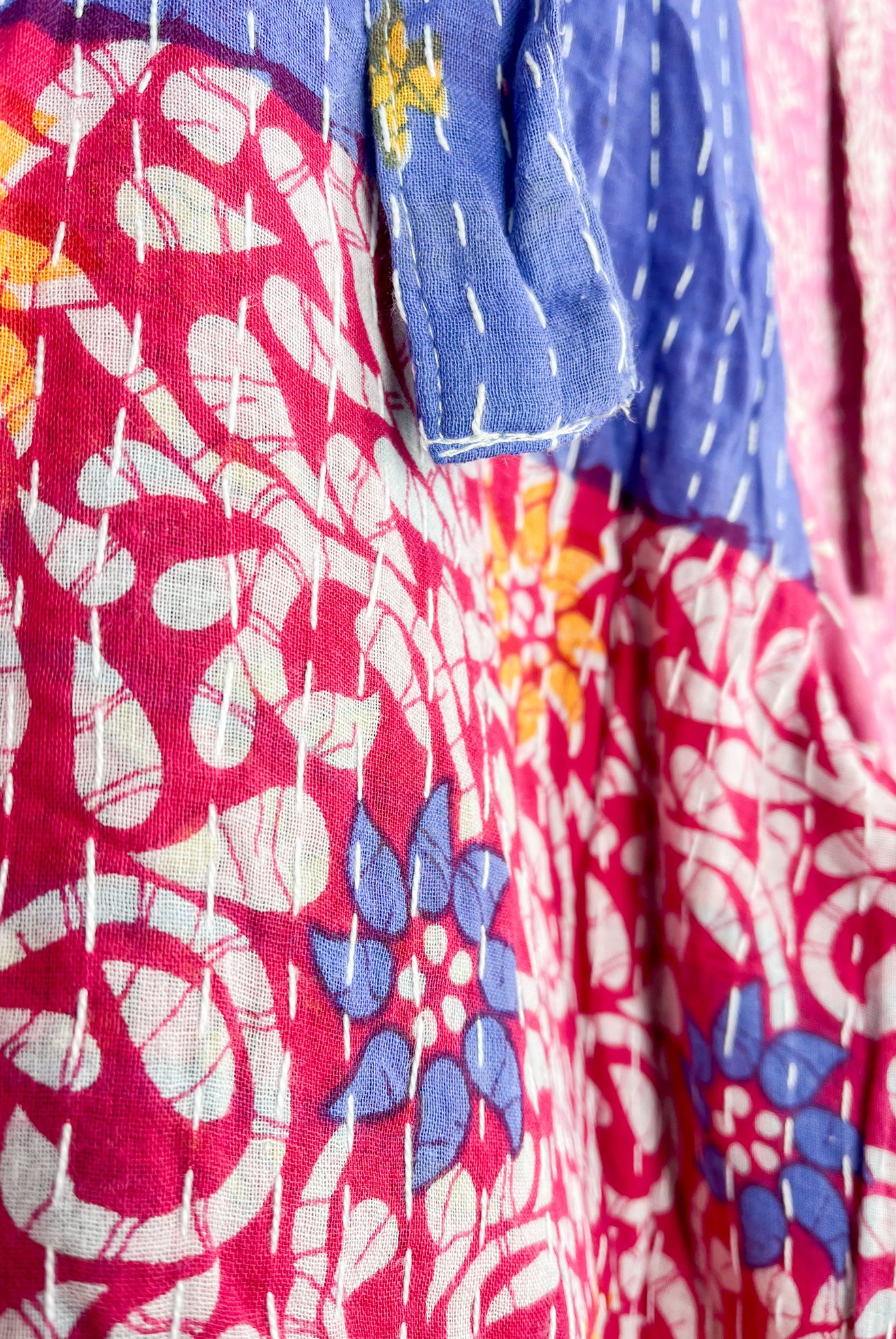 Upcycled Kantha pants - Love Protect Sustain