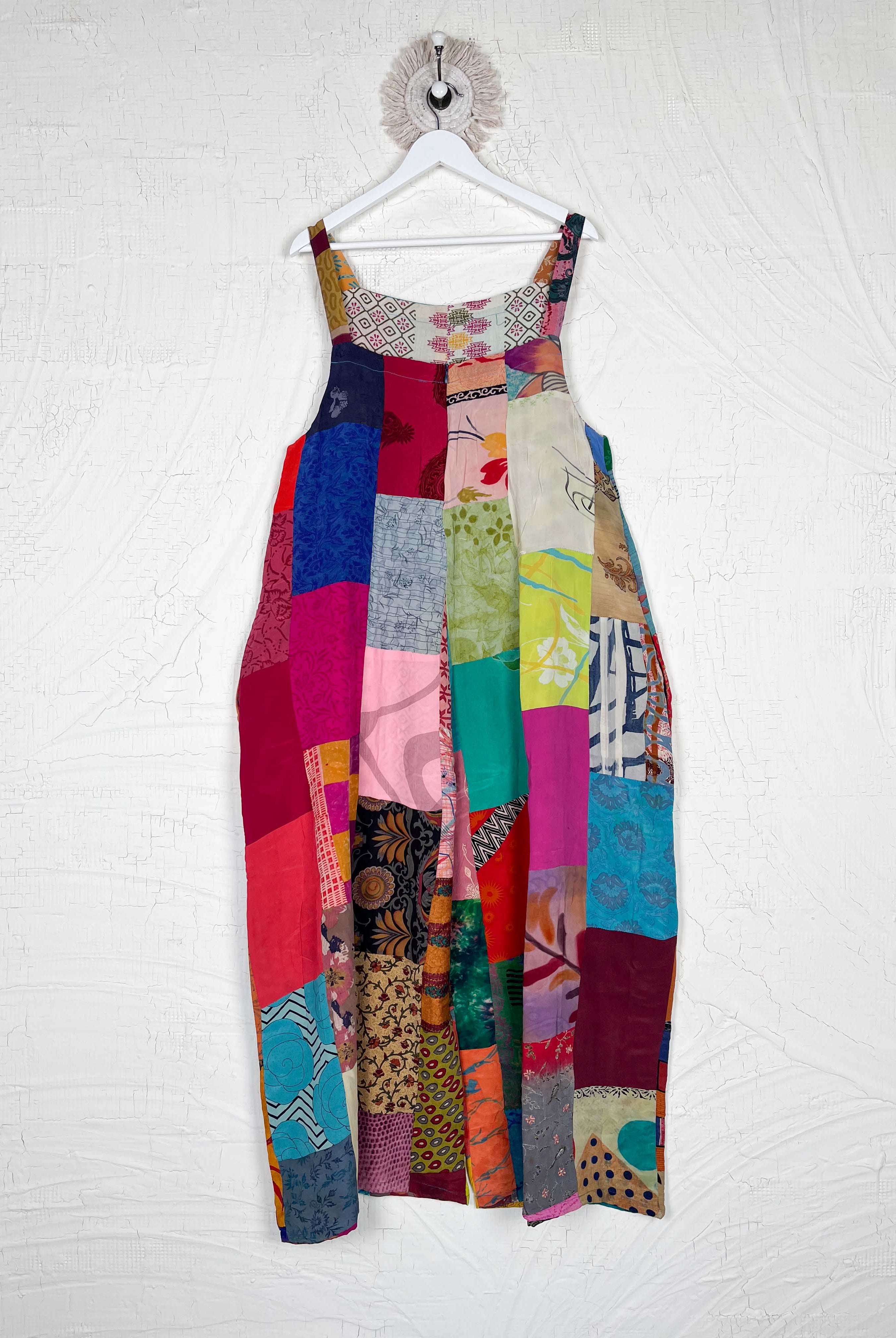 Upcycled fabric jumpsuit - Love Protect Sustain