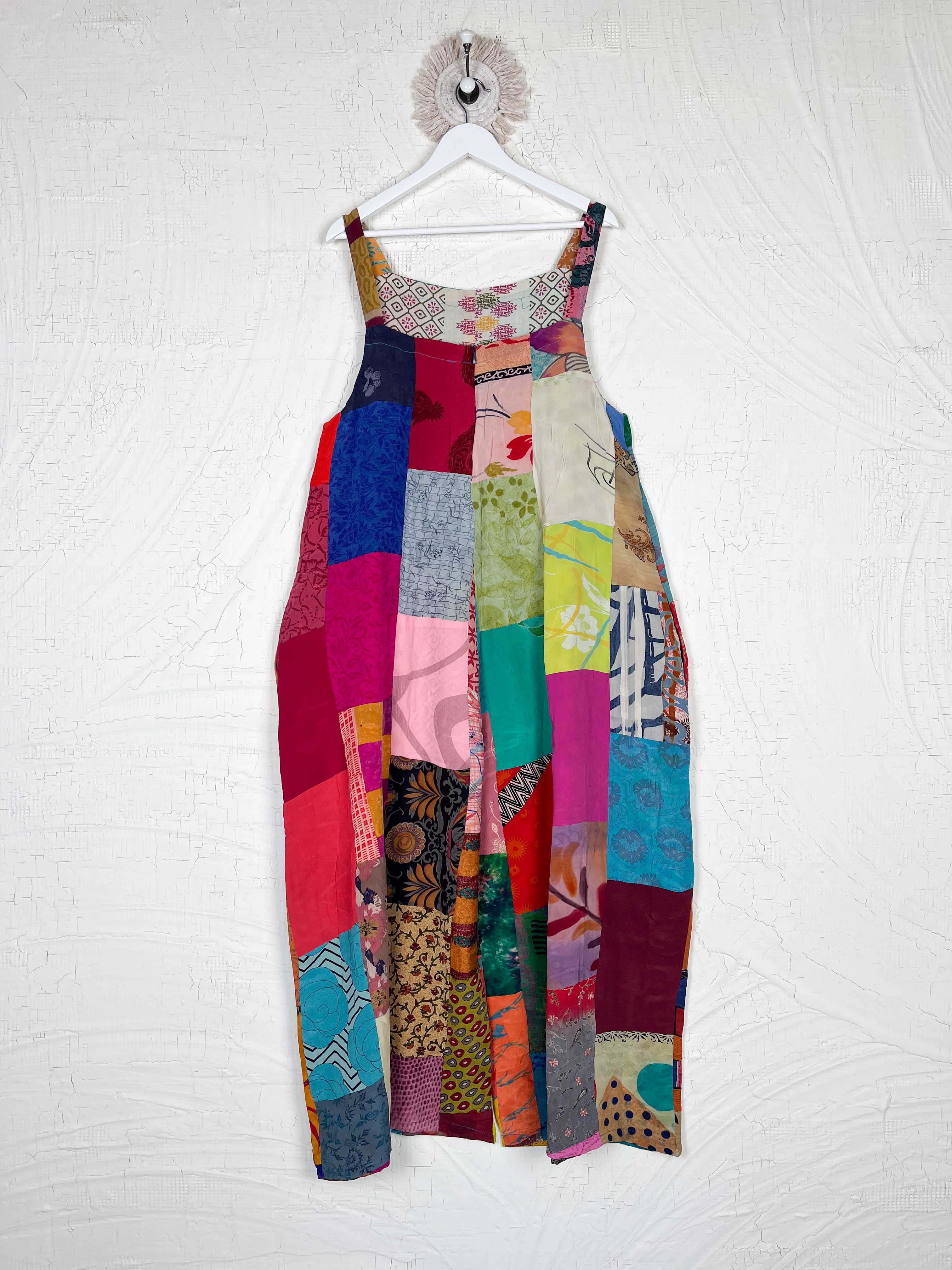 Upcycled fabric jumpsuit - Love Protect Sustain