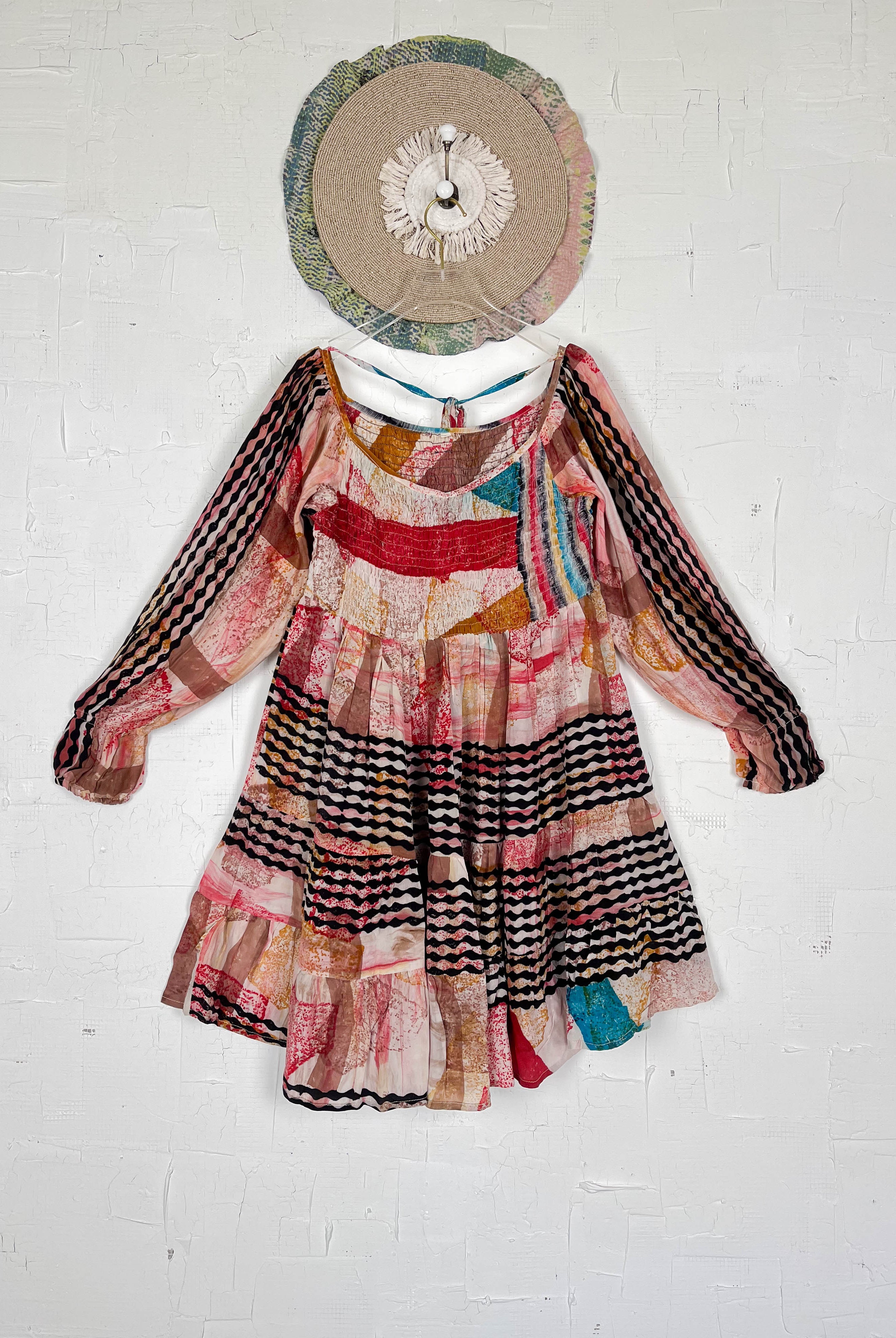 Upcycled boho dress - Love Protect Sustain