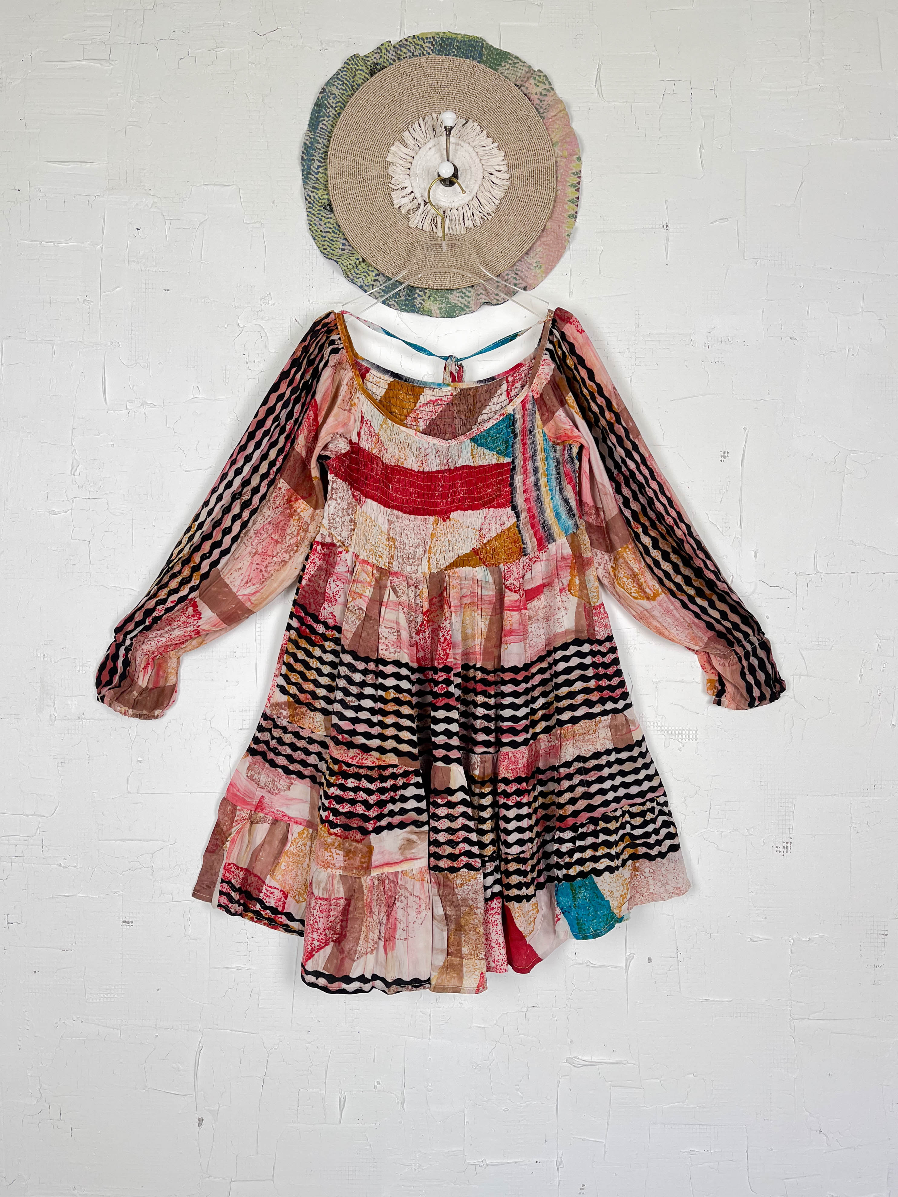 Upcycled boho dress - Love Protect Sustain