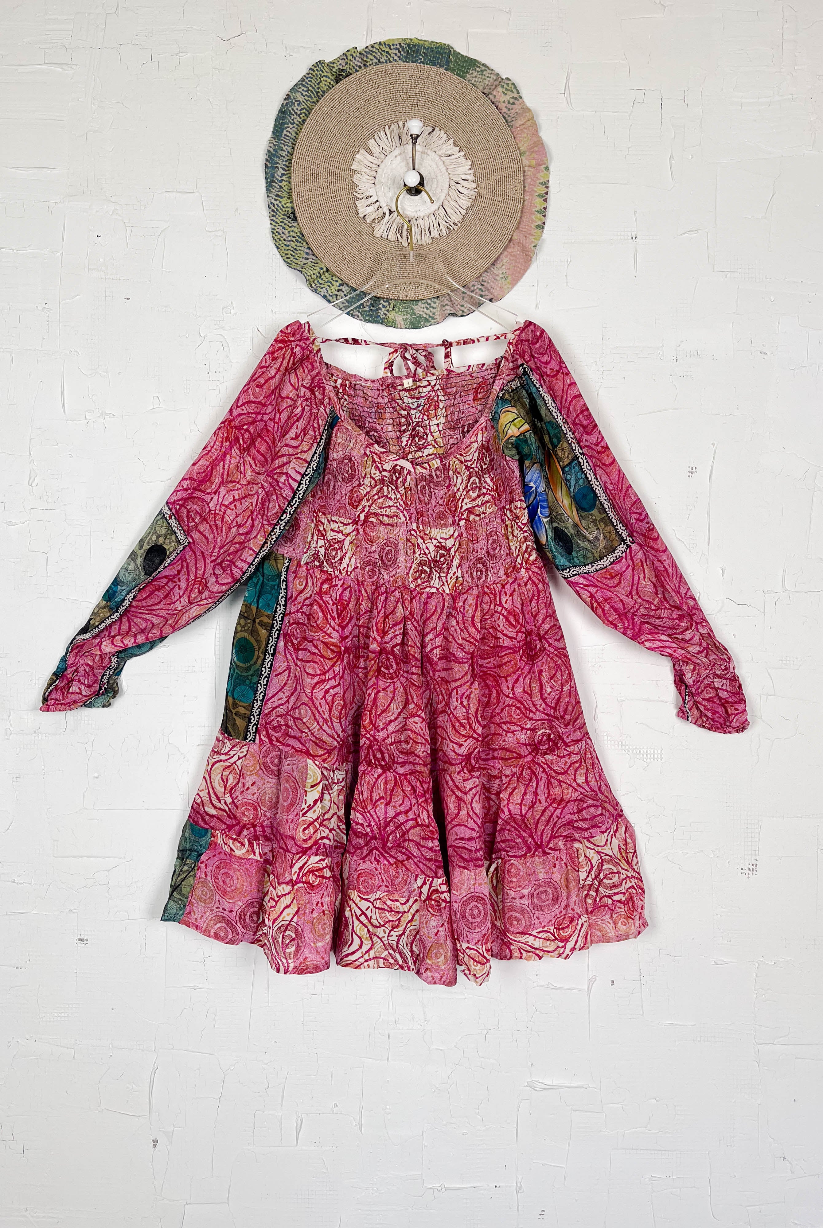 Upcycled boho dress - Love Protect Sustain